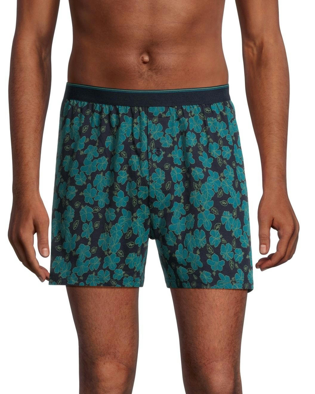 Denver Hayes Men's 2 Pack Yarn Dye Loose Fit Boxer Briefs