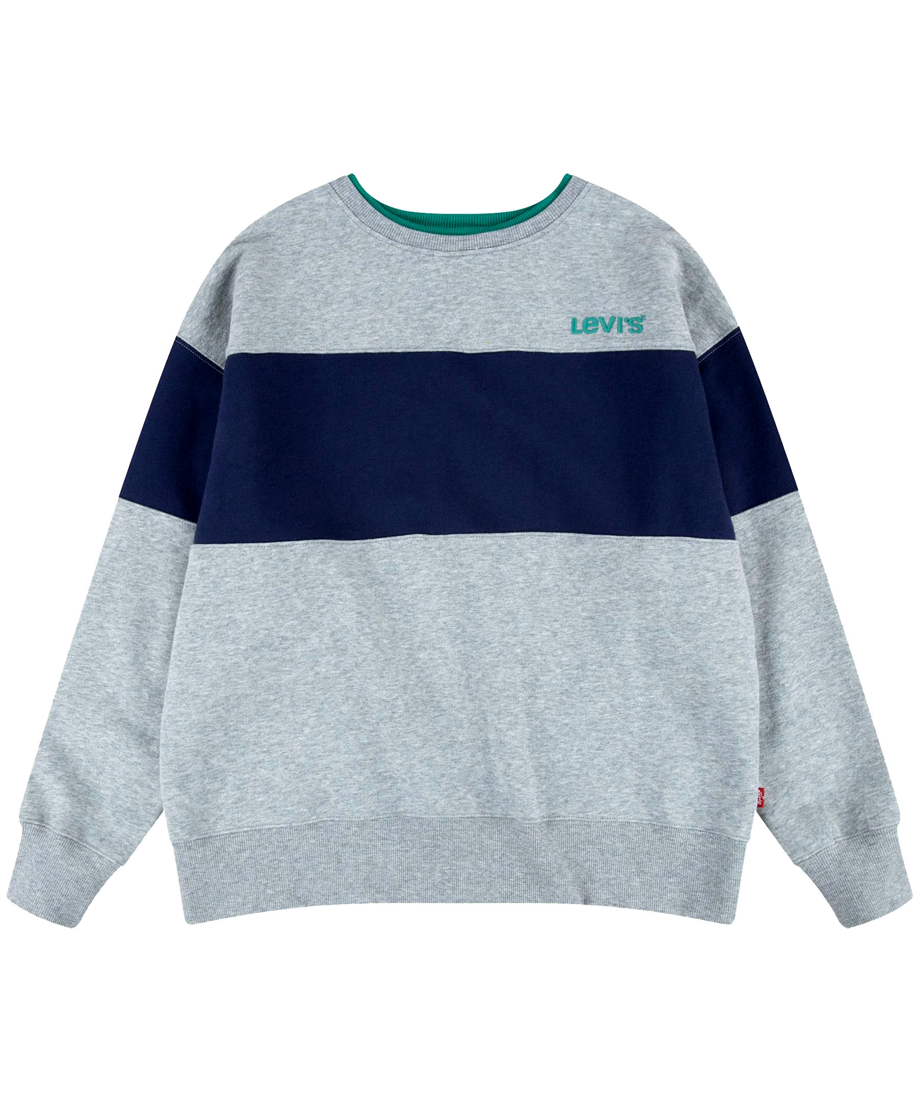 Levi's Kids' Unisex Colourblock Crewneck Pullover Sweatshirt