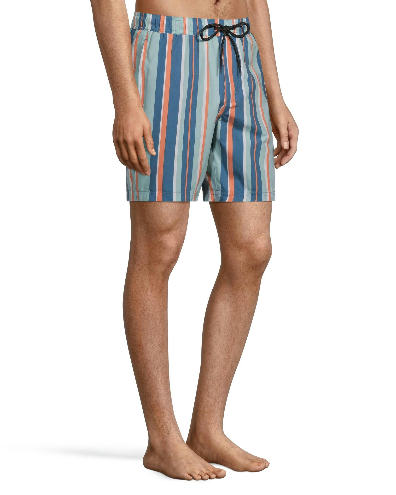 EXP Men's Camo Mid Rise Swim Shorts