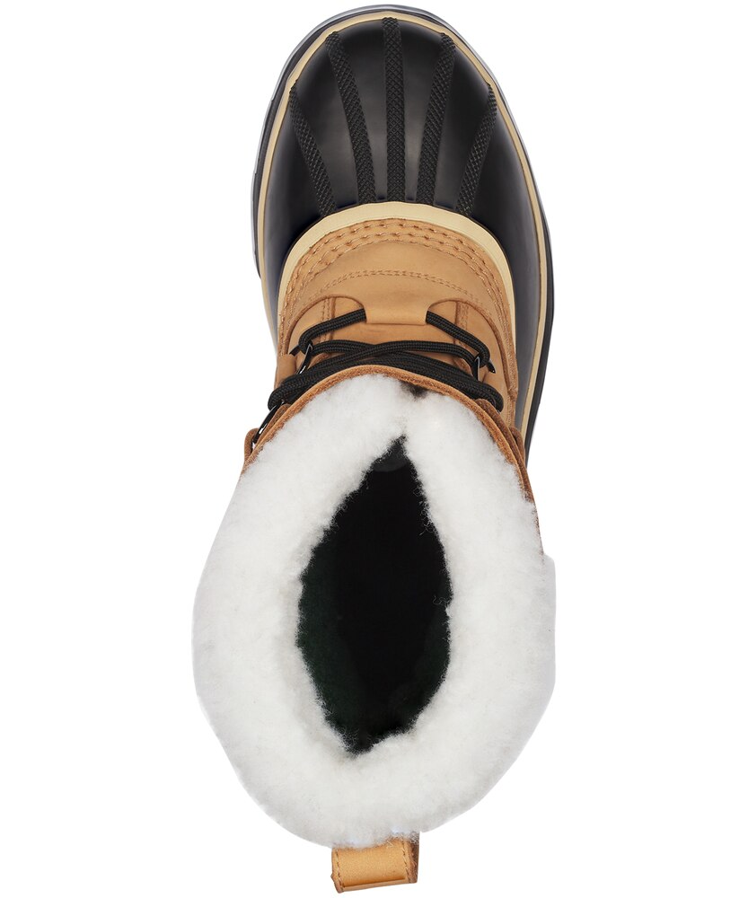 Sorel Men's Caribou Waterproof Leather and Sherpa Winter Boots