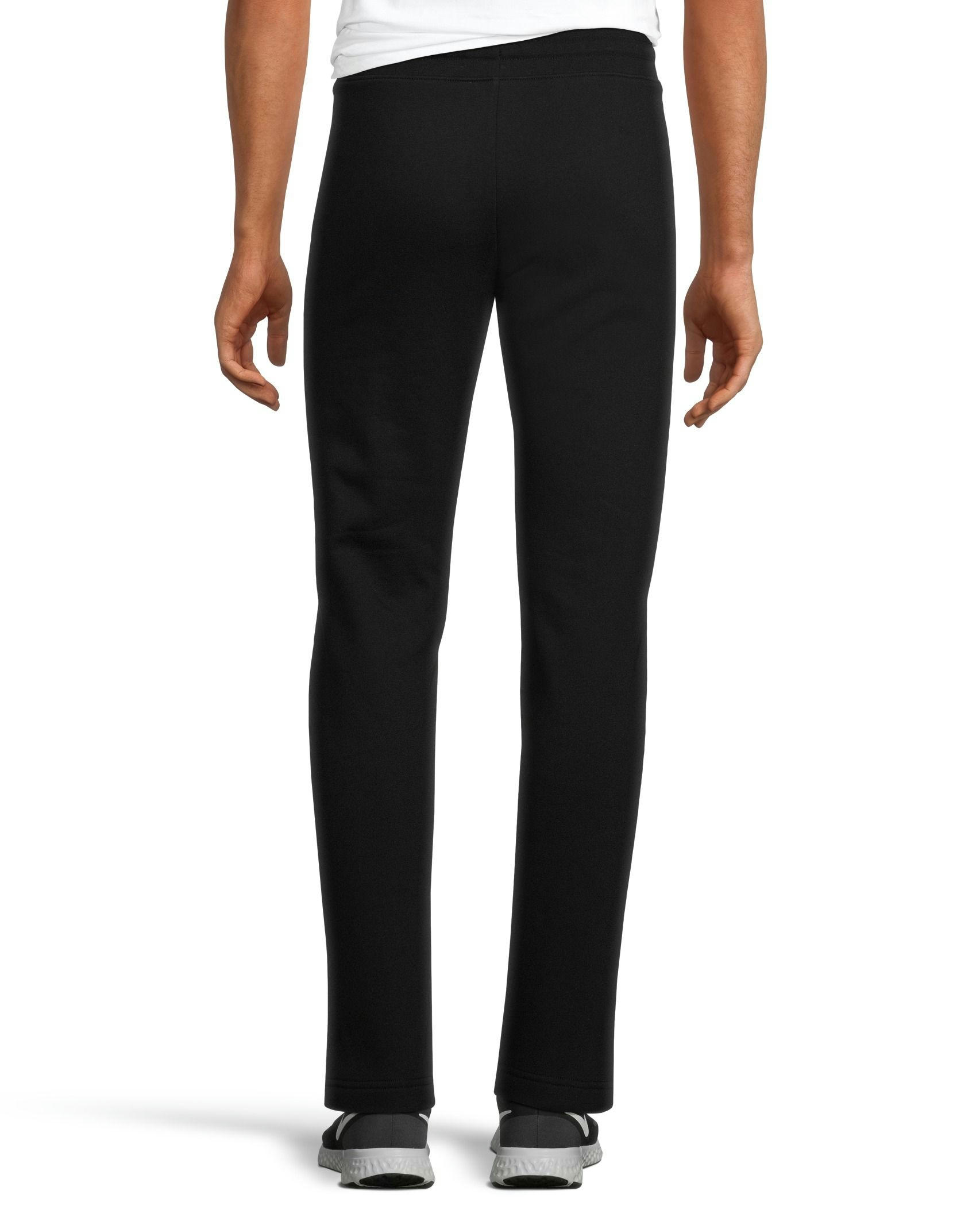 Denver Hayes Men's Non-Cuffed Hem Soft Fleece Sweatpants