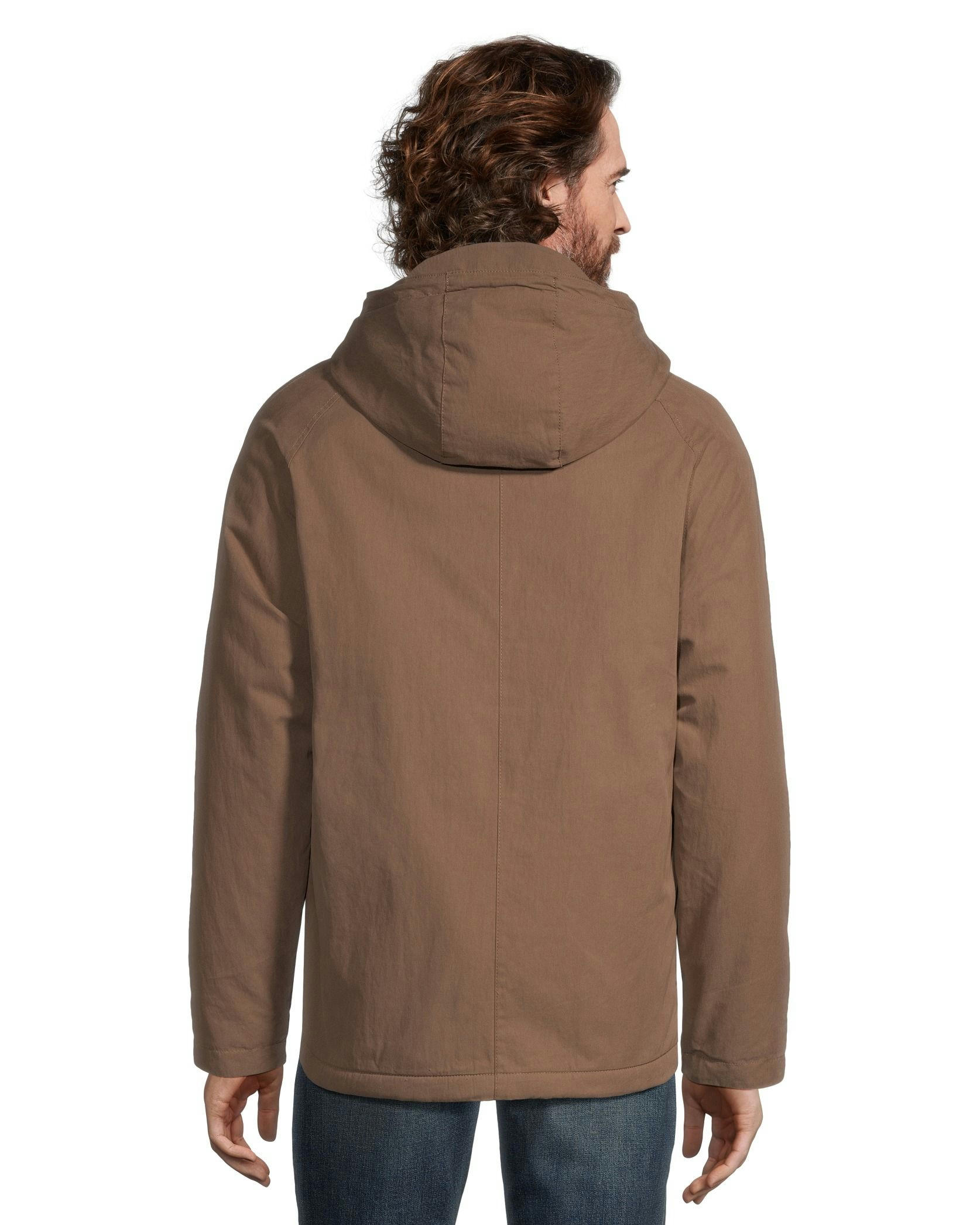 Denver Hayes Men's Mid Length Sherpa Lined Jacket