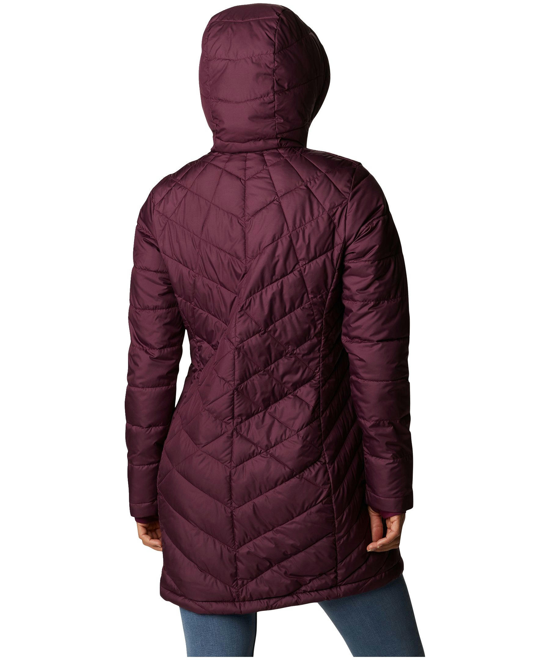 Columbia Women's Heavenly Omni-Heat Water Resistant Insulated Long Hooded Jacket