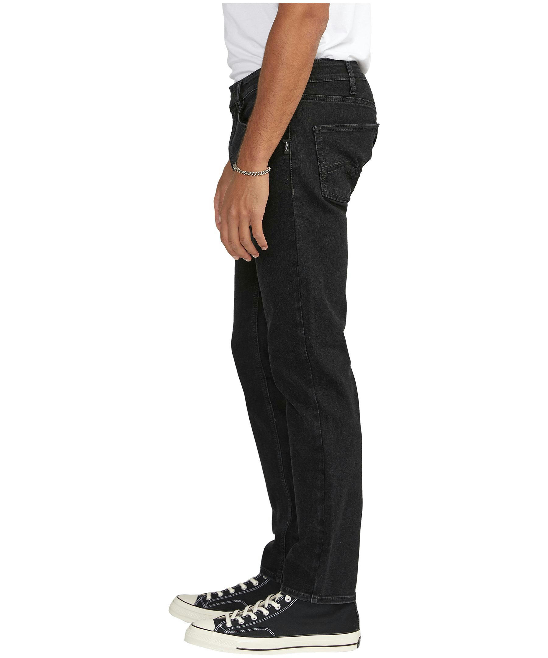 Silver Men's Konrad Slim Fit Straight Leg Jeans