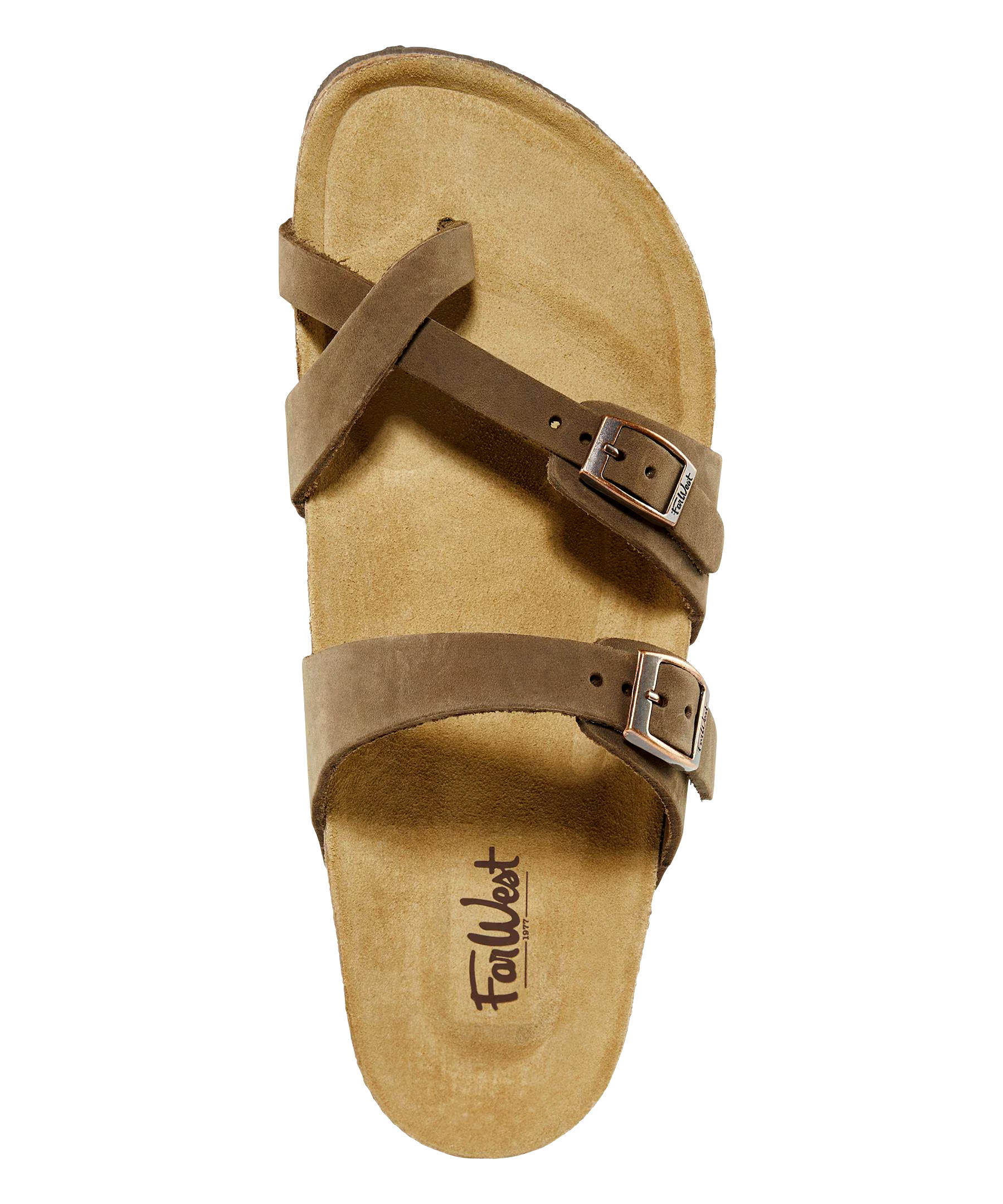 Farwest Women's Kelowna Cork Toe Loop Sandal