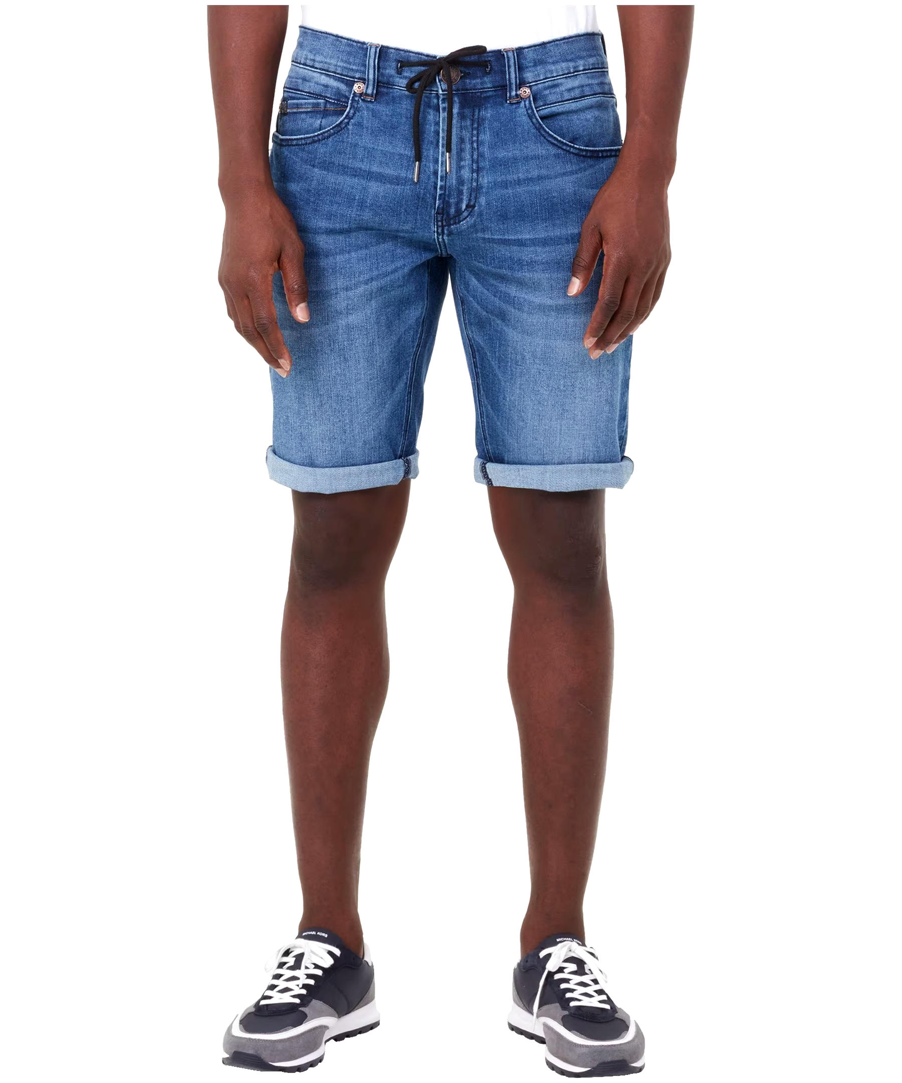 Black Bull Men's John Slim Fit Stretch Denim Shorts