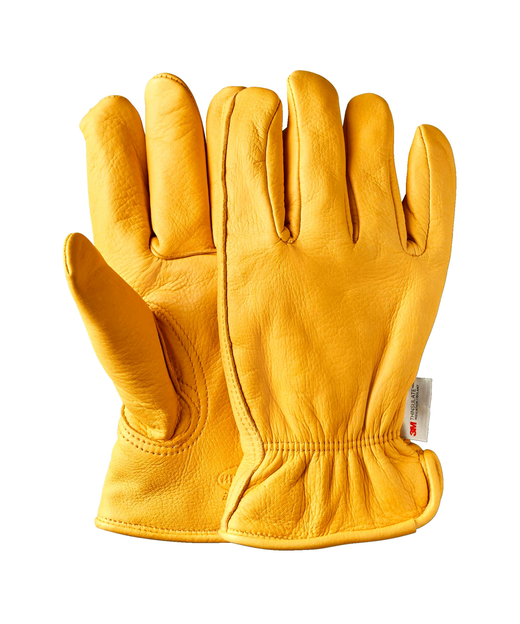 Dakota WorkPro Series Men's Deerskin Thinsulate Insulated Driver Gloves - Gold