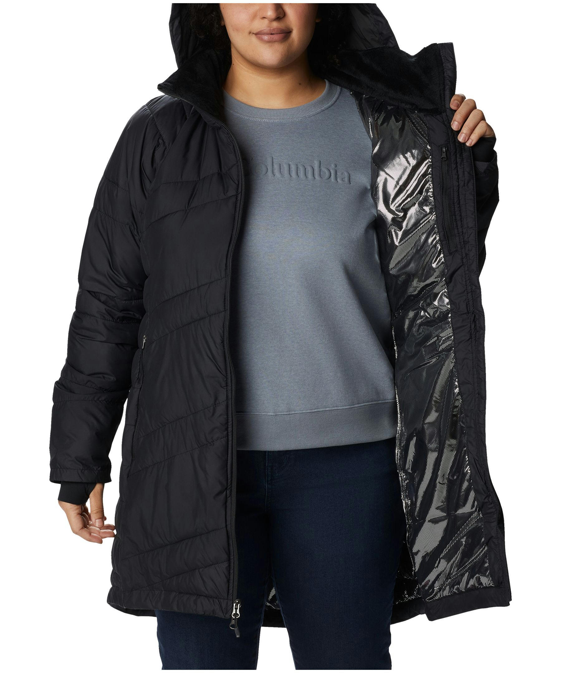 Columbia Women's Crown Point Omni-Heat Insulated Water Resistant Hooded Jacket