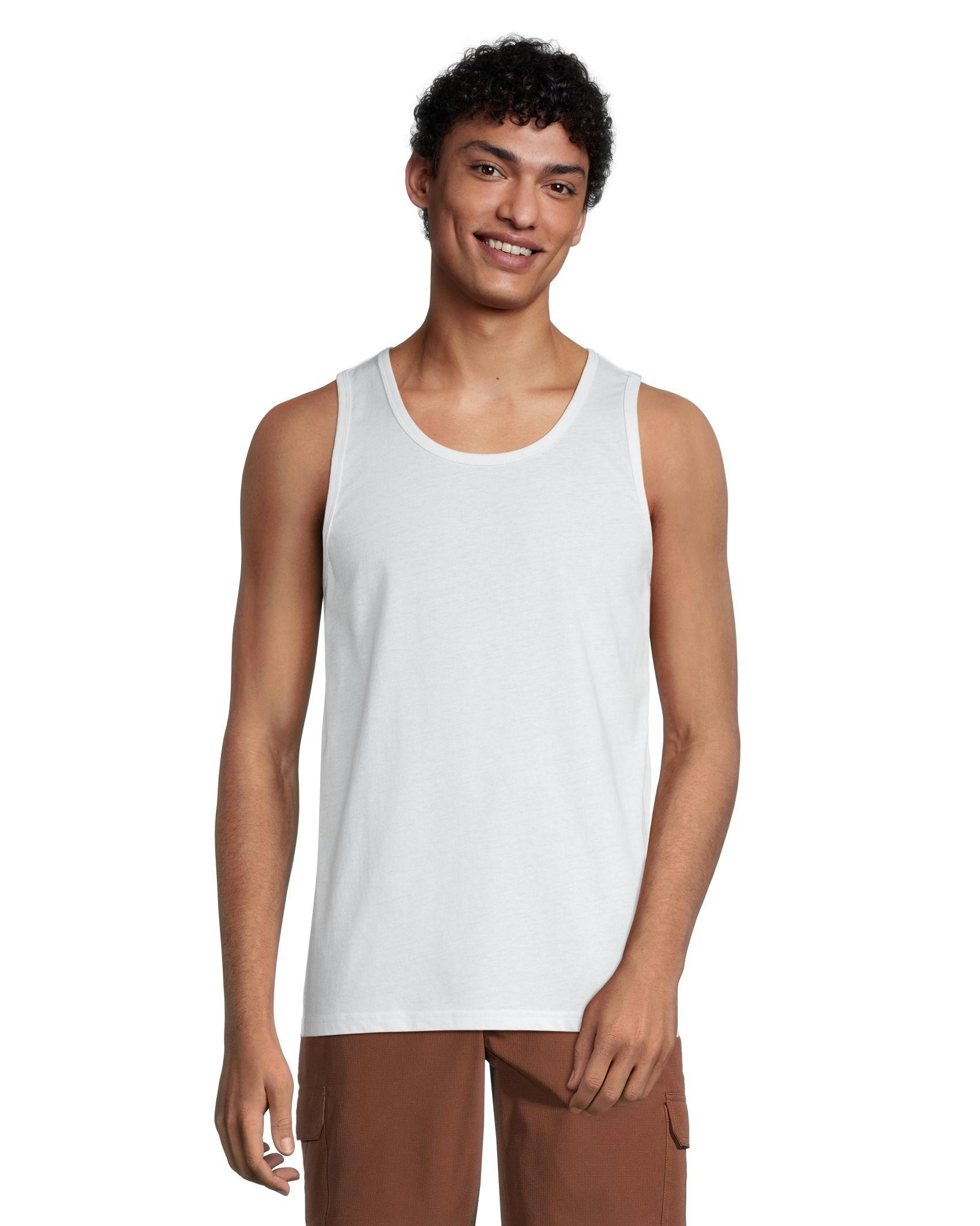 FarWest Men's Solid Basic Tank Top