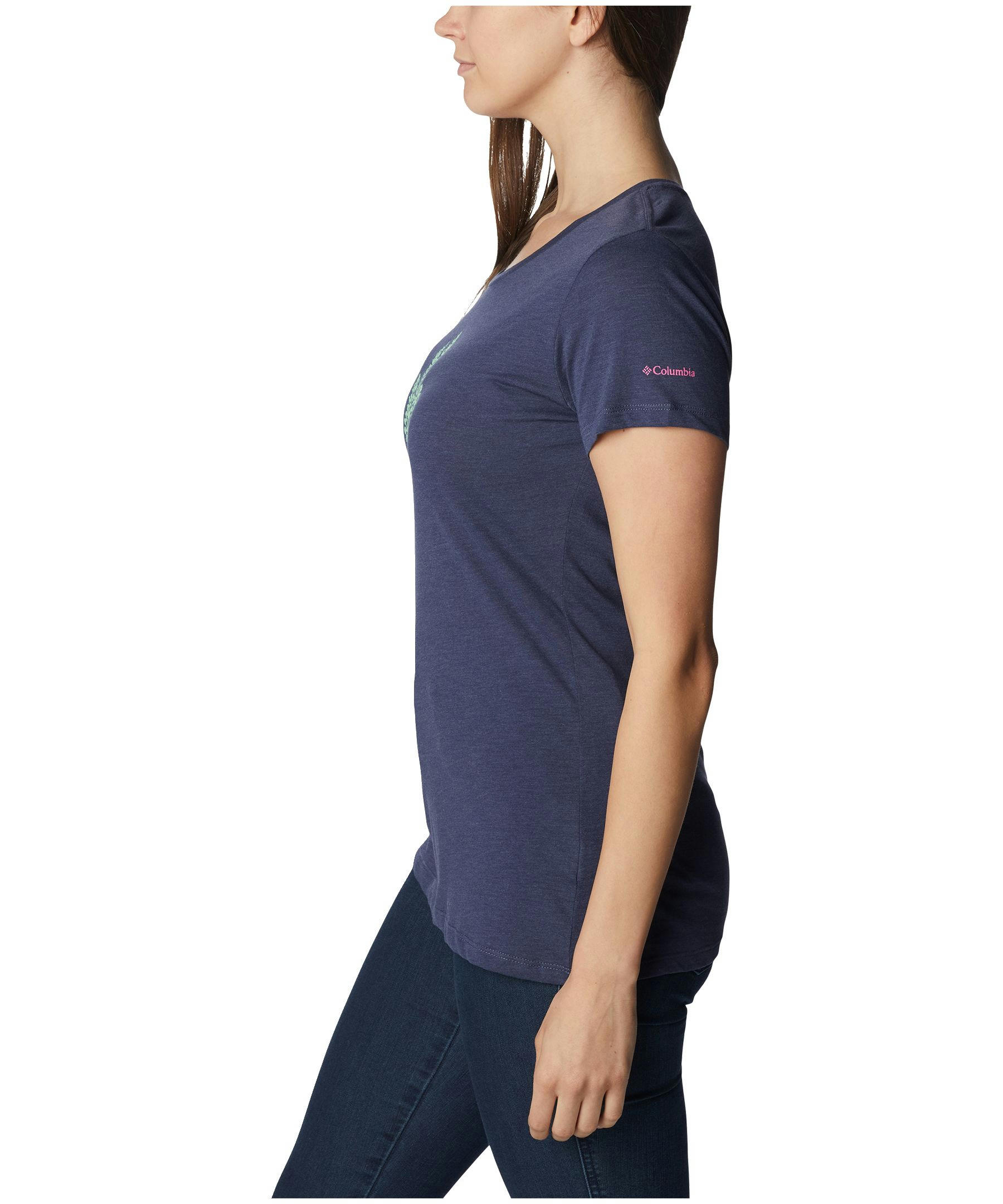 Columbia Women's Daisy Days Scoop Neck Graphic T Shirt