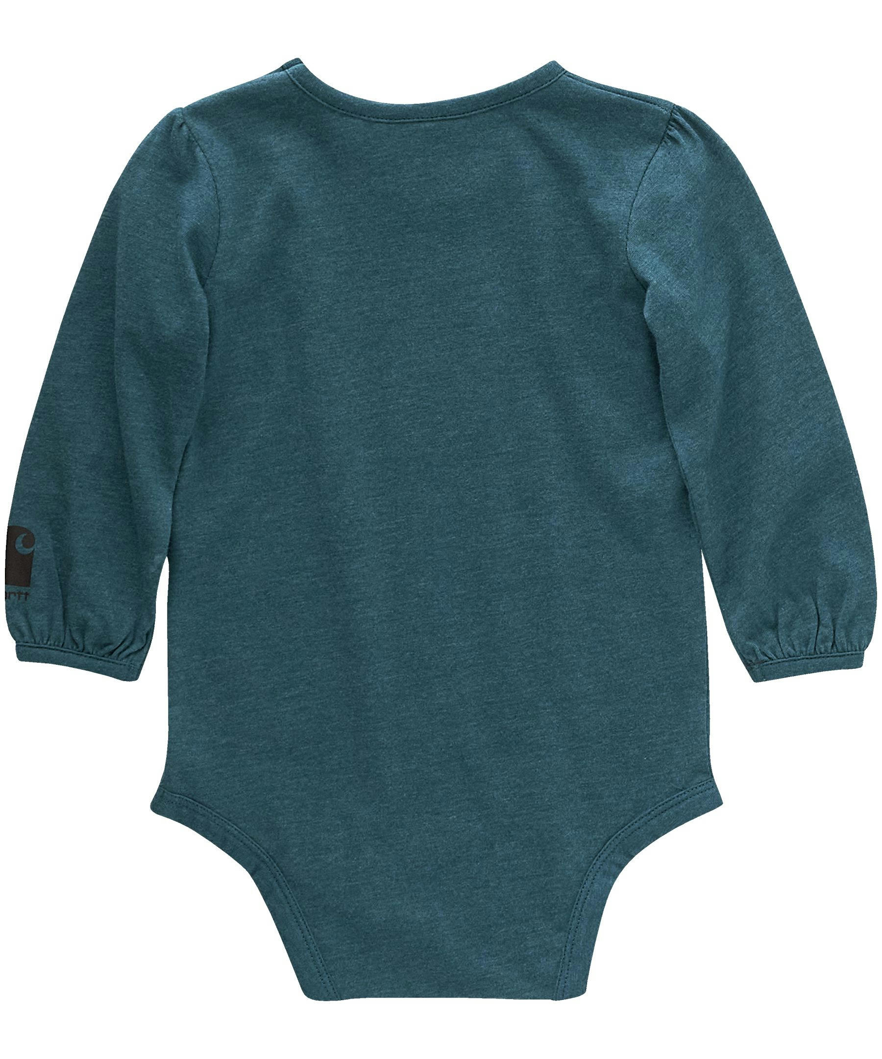 Carhartt Baby Girls' Long Sleeve Farm Friends Graphic Onesie