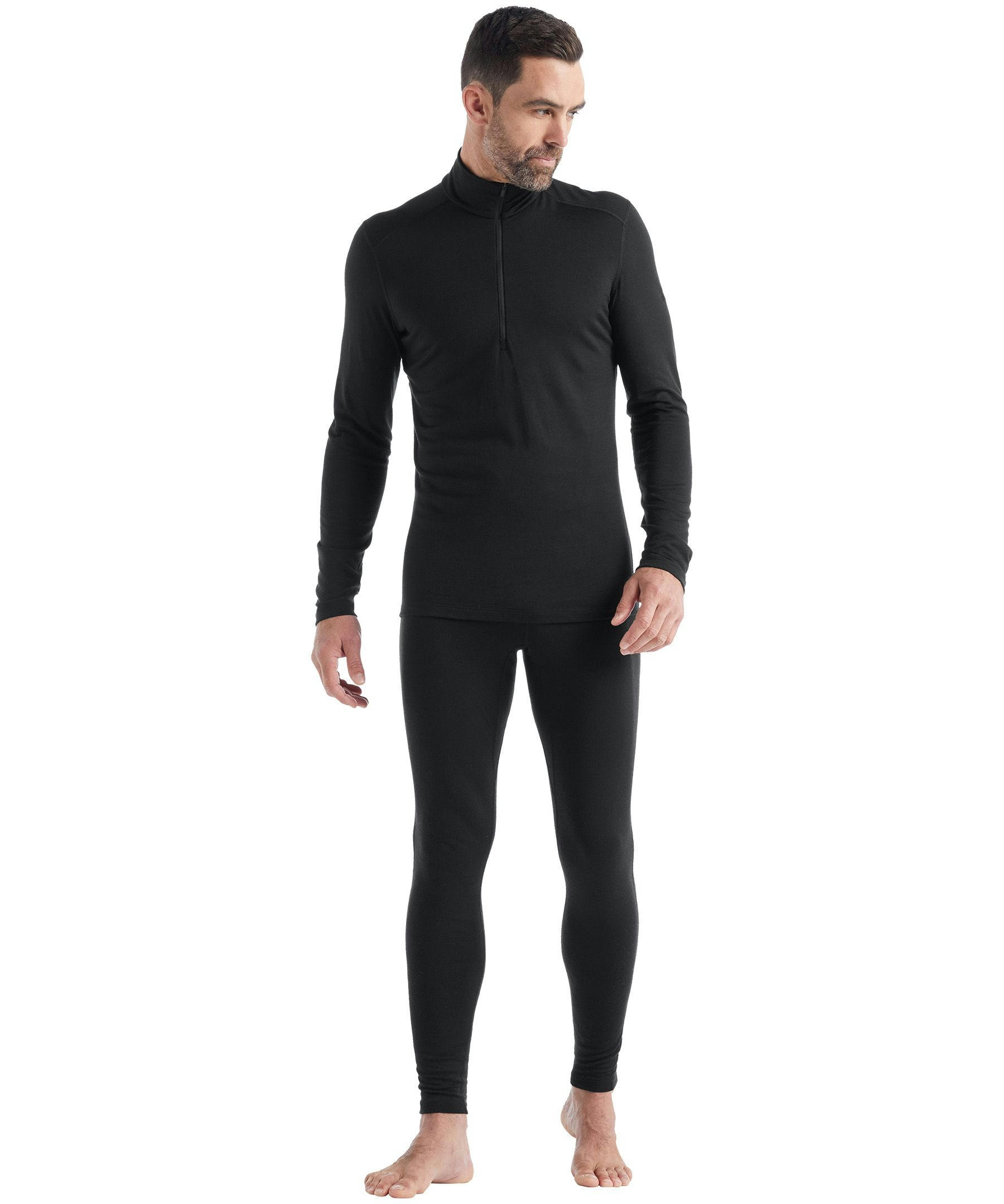 Icebreaker Men's 200 Oasis Long Sleeve Half Zip Base Layer Top