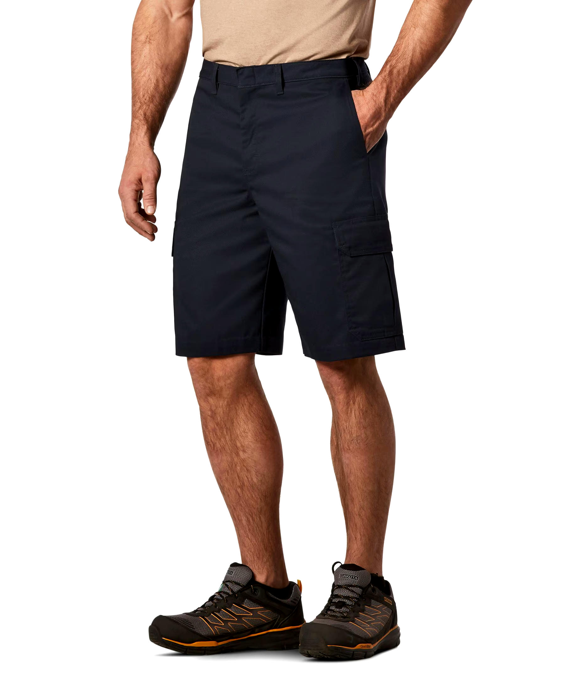 Dakota WorkPro Series Men's Stretch Poly/Cotton Cargo Work Shorts