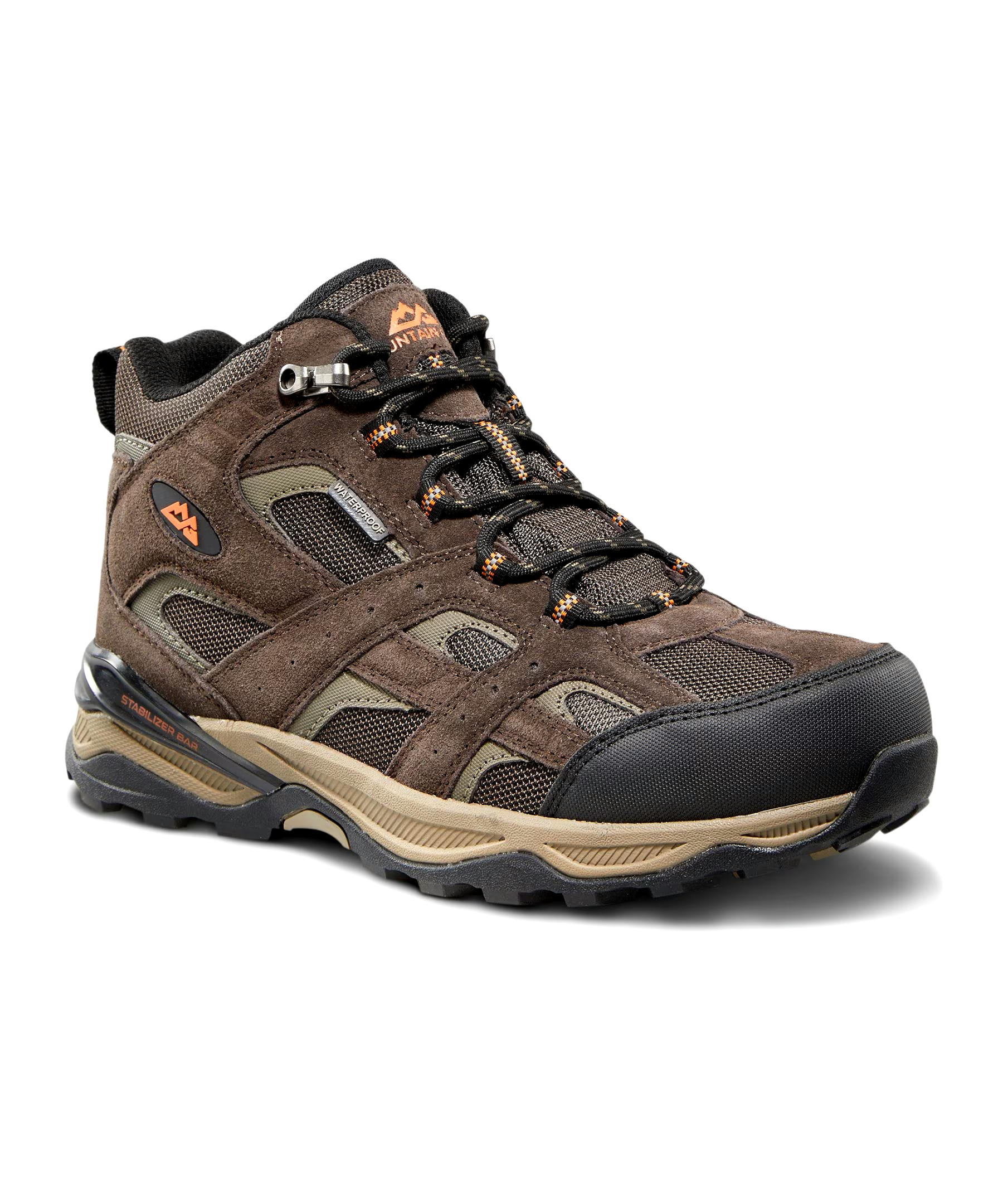 Mountain Gear Men's Ascent Waterproof Hiking Boots - Brown