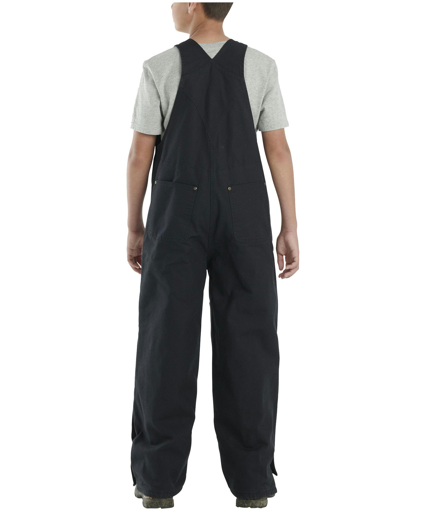 Carhartt Kids' Unisex Loose Fit Canvas Insulated Bib