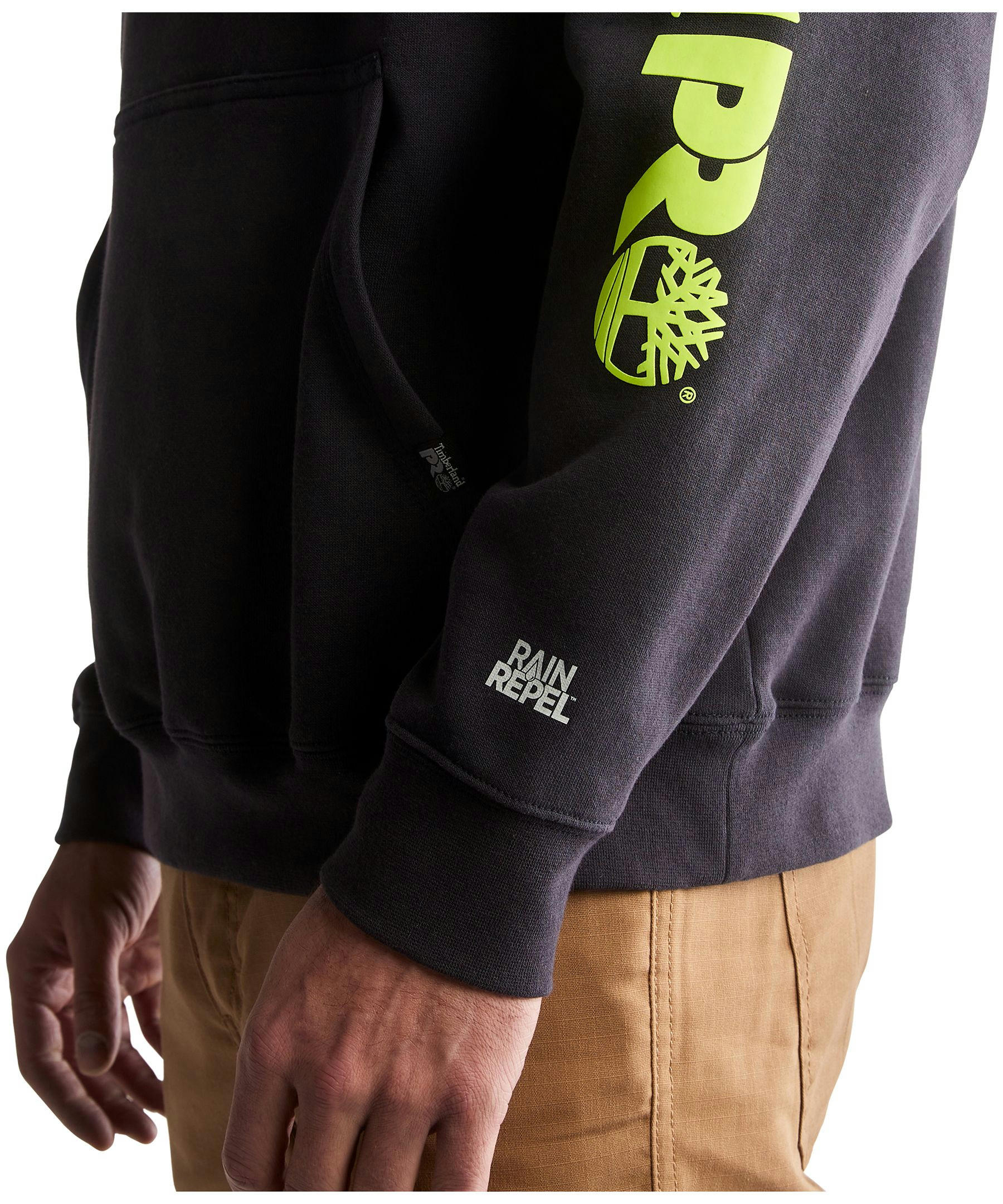 Men's Hooded Honcho Sleeve Logo RainRepel Work Hoodie