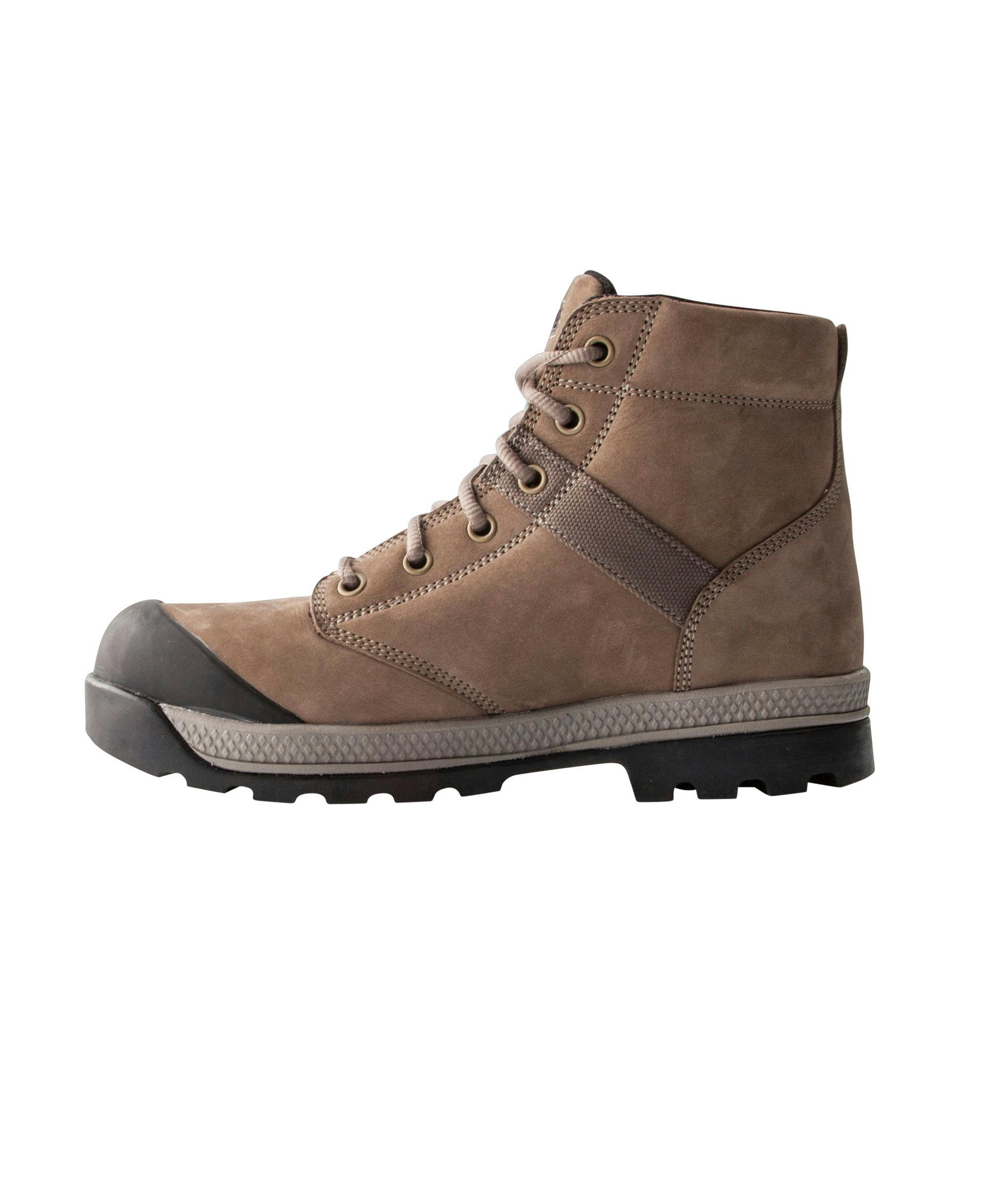 Dakota WorkPro Series Women's Quad-Lite Aluminium Toe Steel Plate Nubuck Leather Work Boots - Taupe
