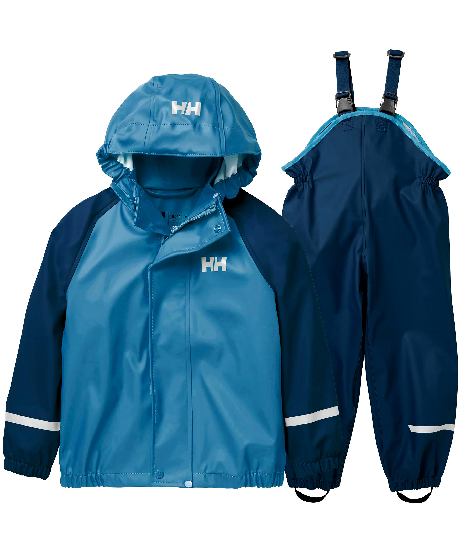 Helly Hansen Youth Unisex Bergen 2.0 Waterproof Rain Jacket and Overalls Set