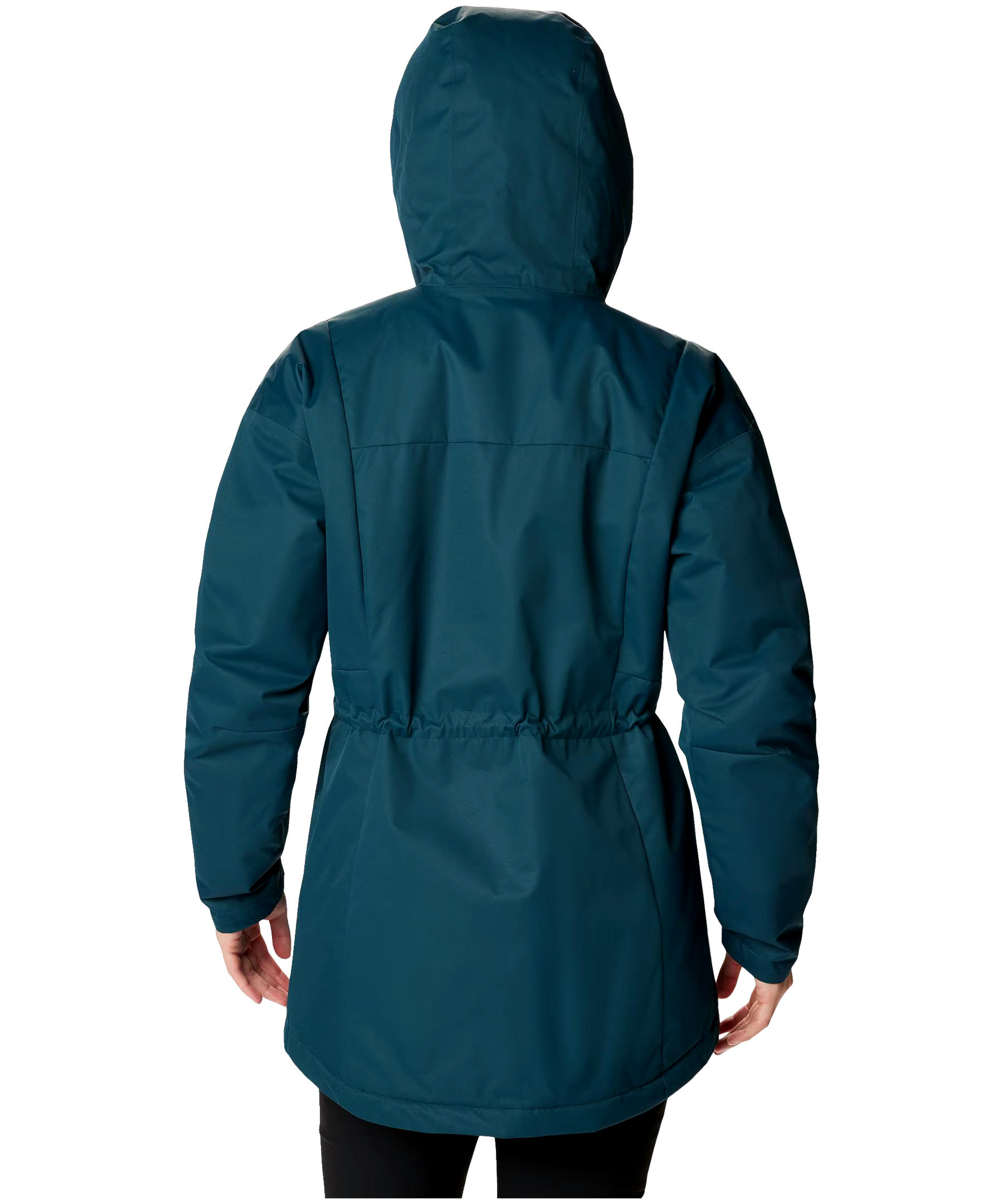 Columbia Women's Hikebound Long Omni-Heat Hooded Insulated Waterproof Rain Jacket
