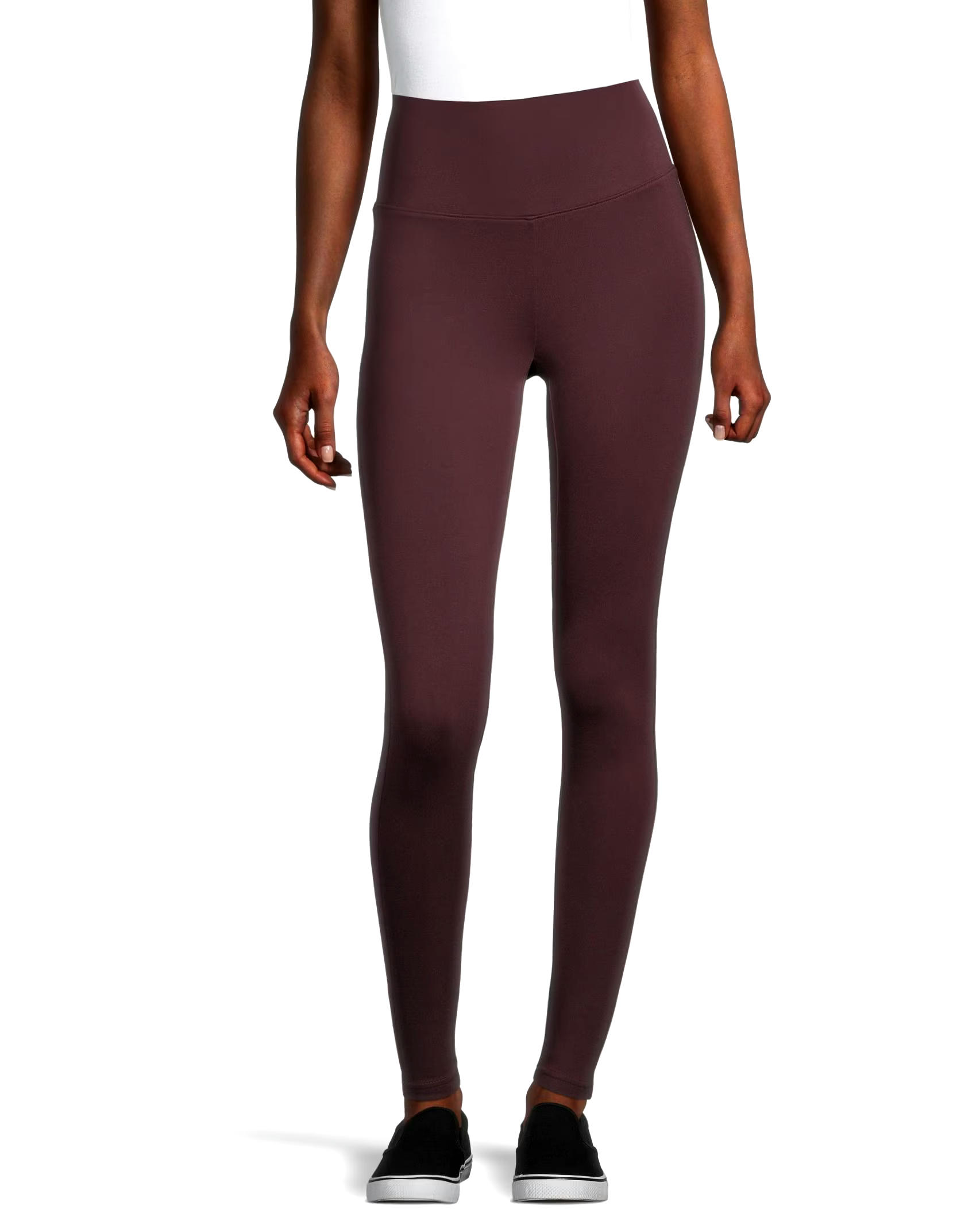 Denver Hayes Women's High Rise Curve-Tech Tummy Control Ponte Leggings