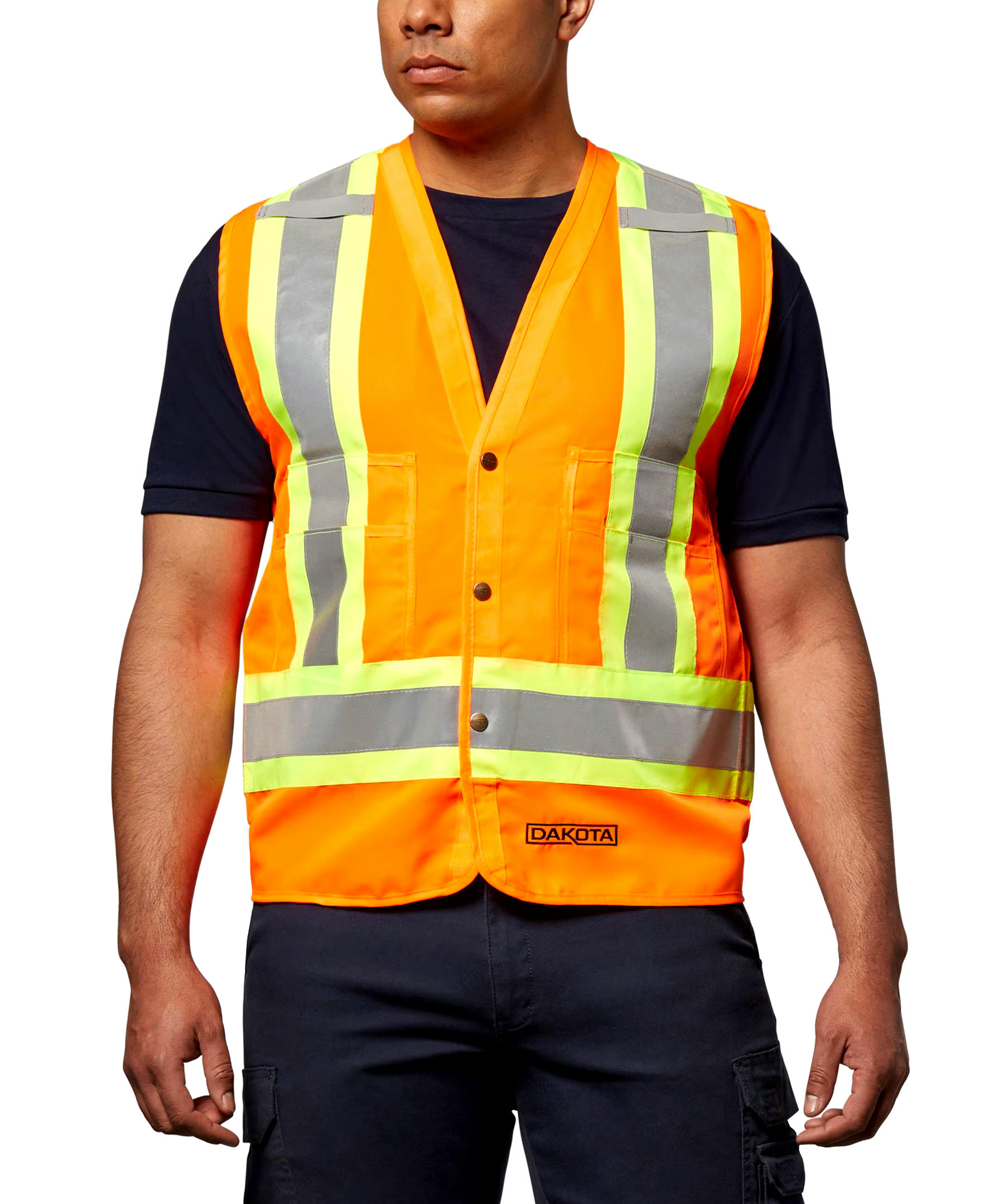 Dakota WorkPro Series Men's Class 2 Hi-Vis Vest