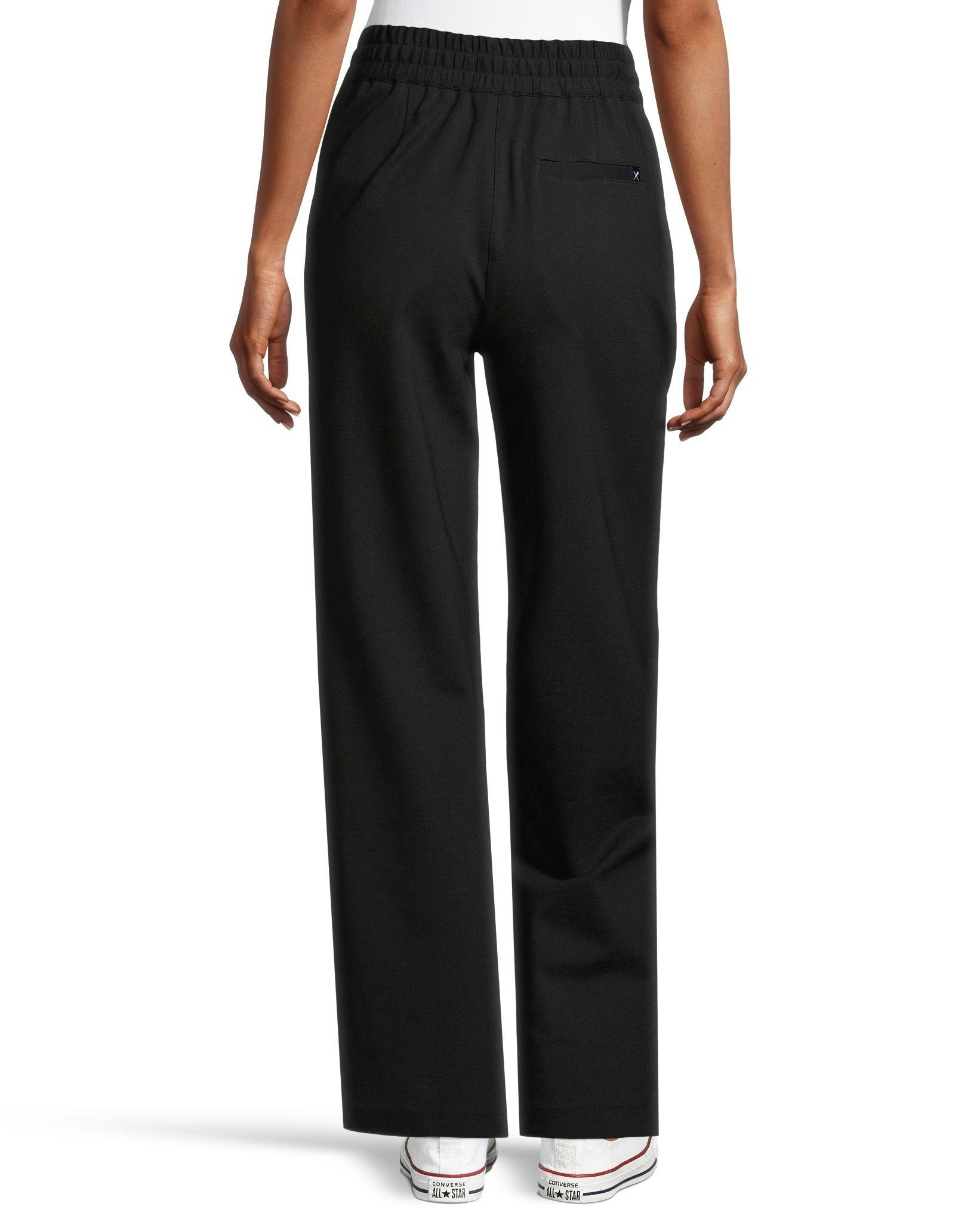 Denver Hayes Women's Pull On Easy Wide Leg Knit Pants