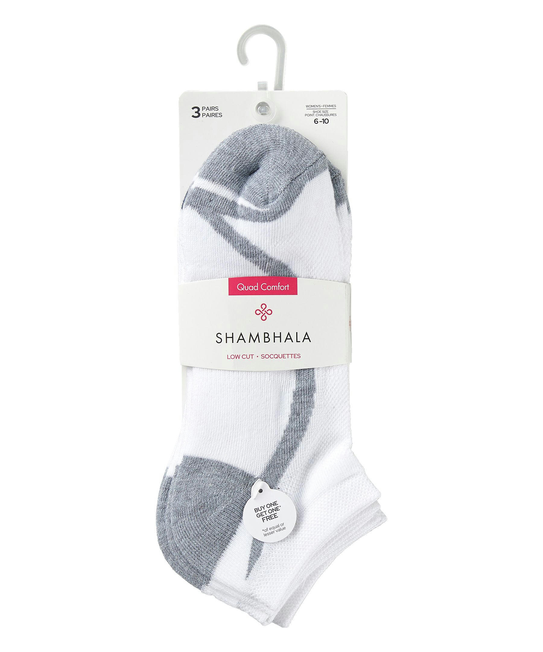 Shambhala Women's 3-Pack Low Cut Sport Socks