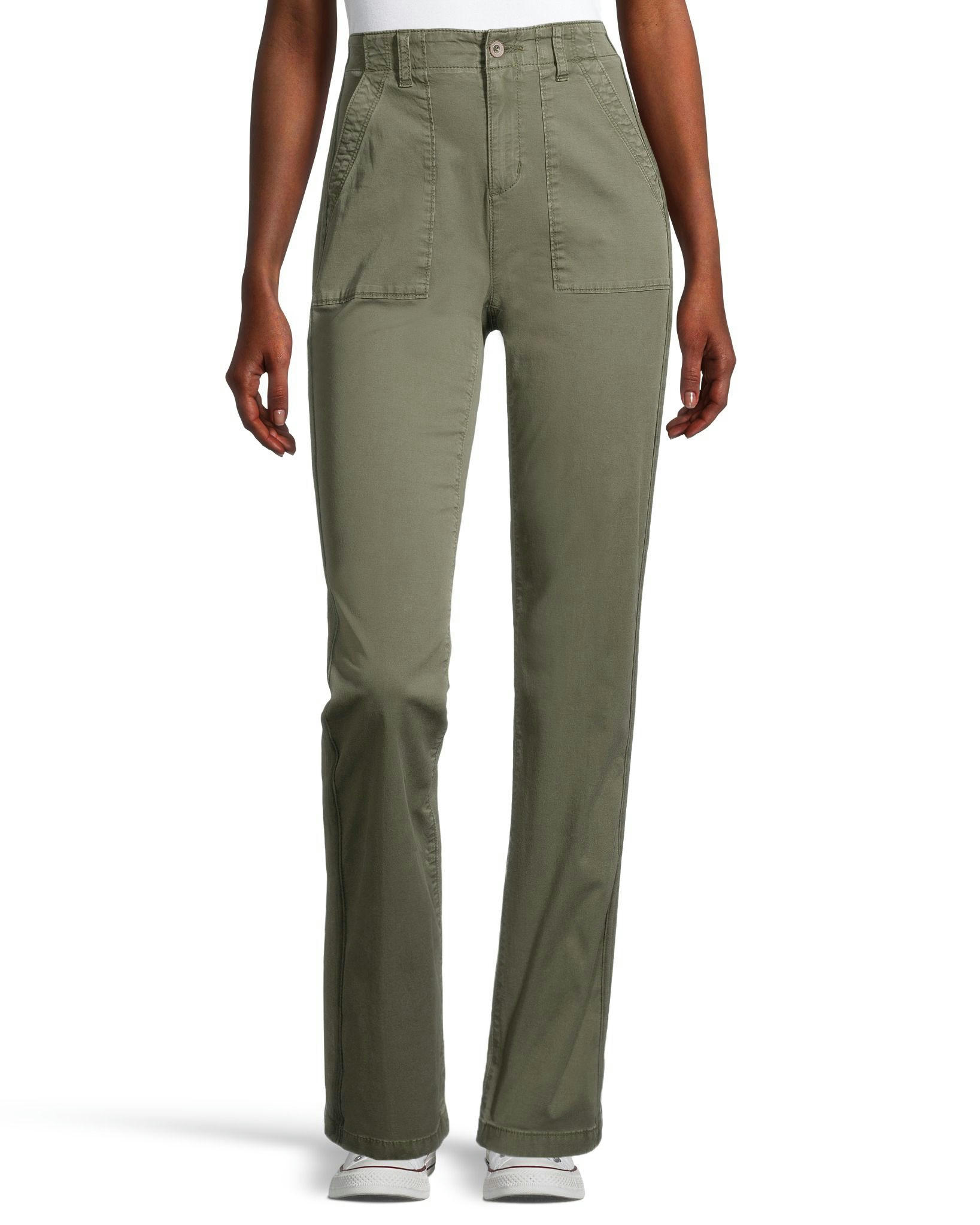 Denver Hayes Women's Garment Wash High Rise Pants