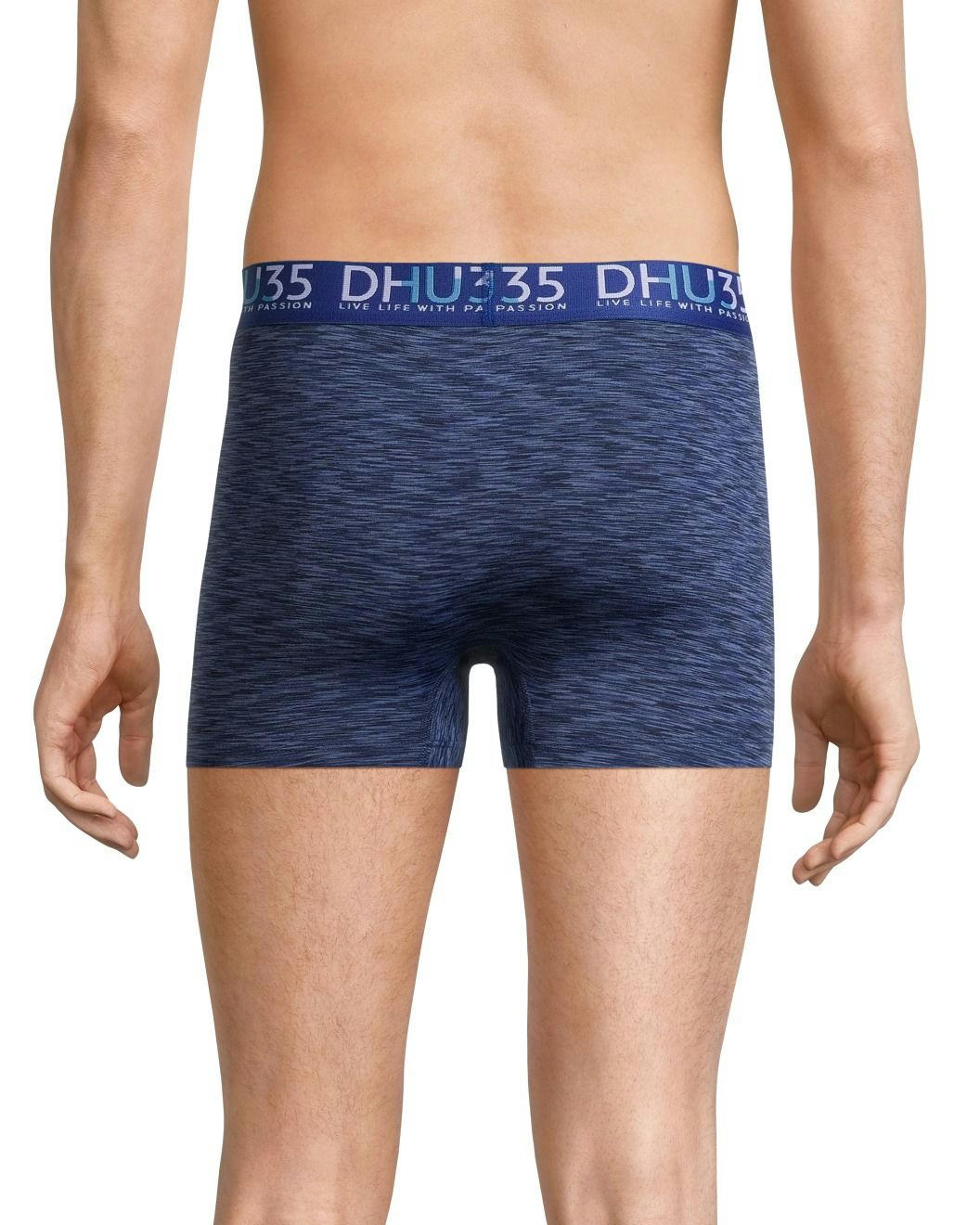 Denver Hayes Microfibre Fashion Space Dye Boxer Briefs, 3 Pack