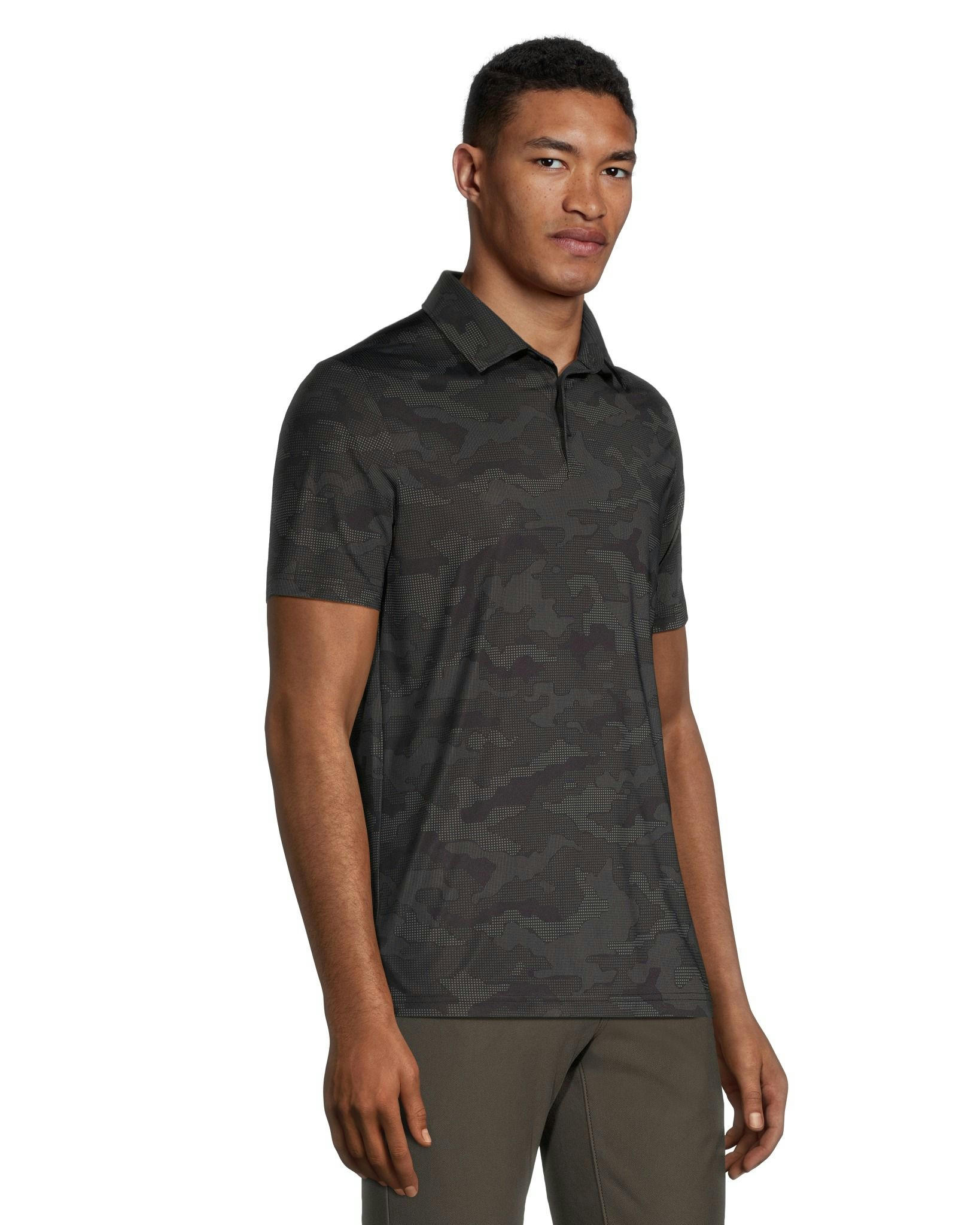 EXP Men's Comfort Dry Graphic Polo Shirt