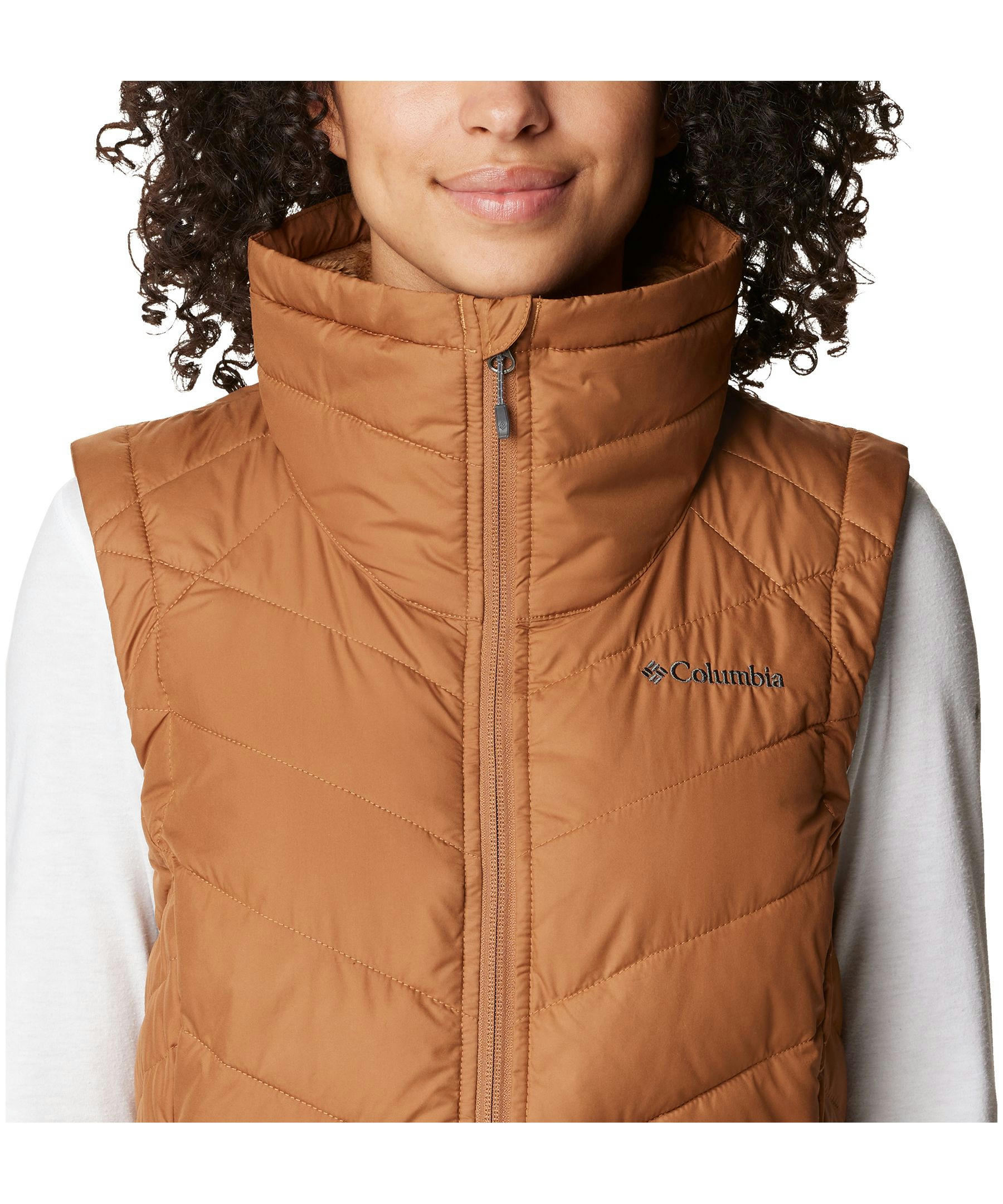 Columbia Women's Heavenly Vest, Insulated, Semi-Fitted, Winter, Long