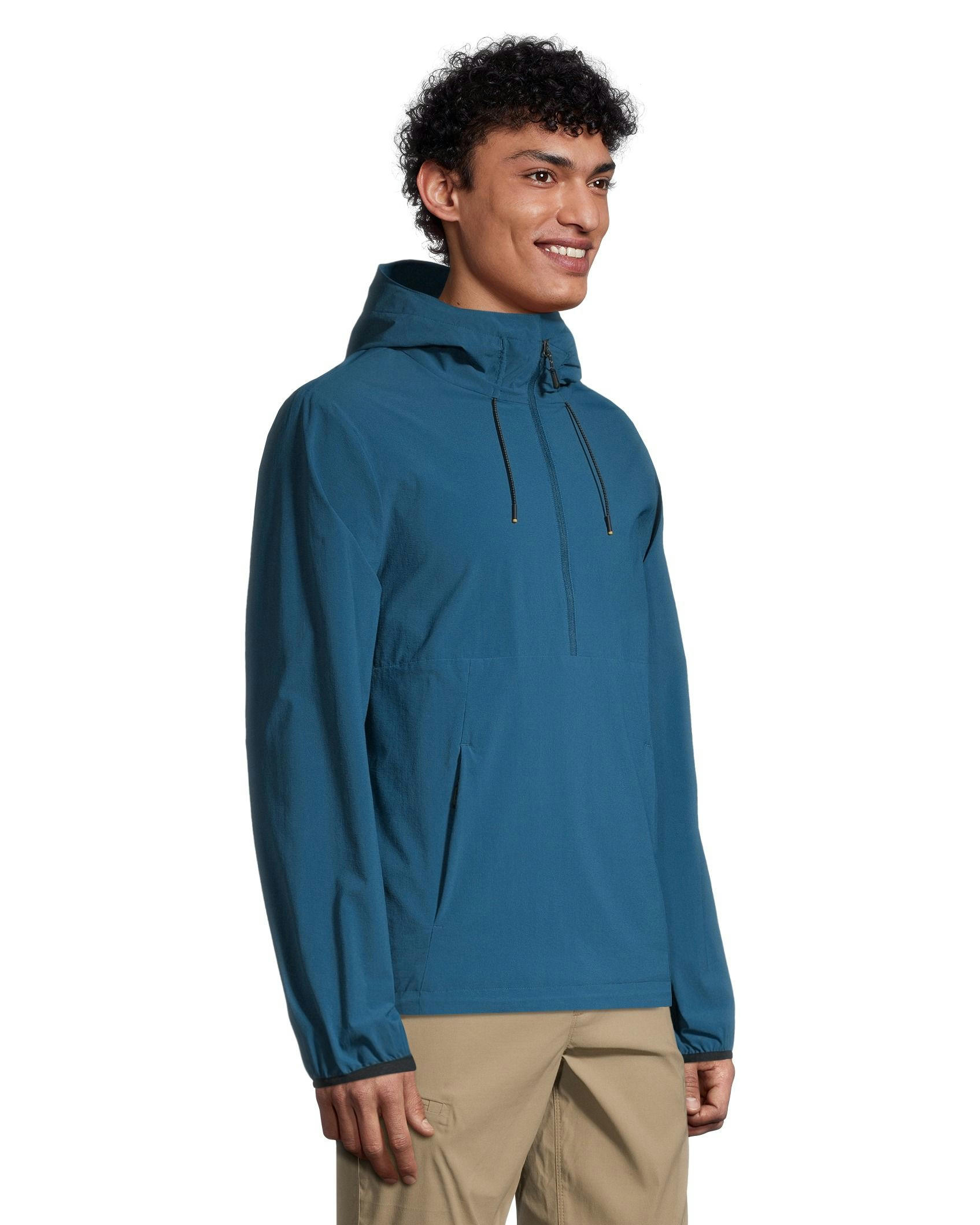 WindRiver Men's Tick and Mosquito Repellent Quarter Zip Pullover Hoodie