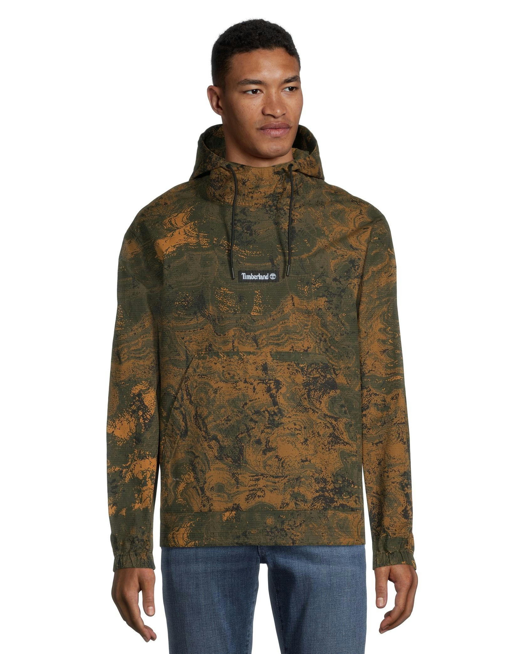 Timberland Men's Anorak Lightweight Kangaroo Pocket Casual Jacket
