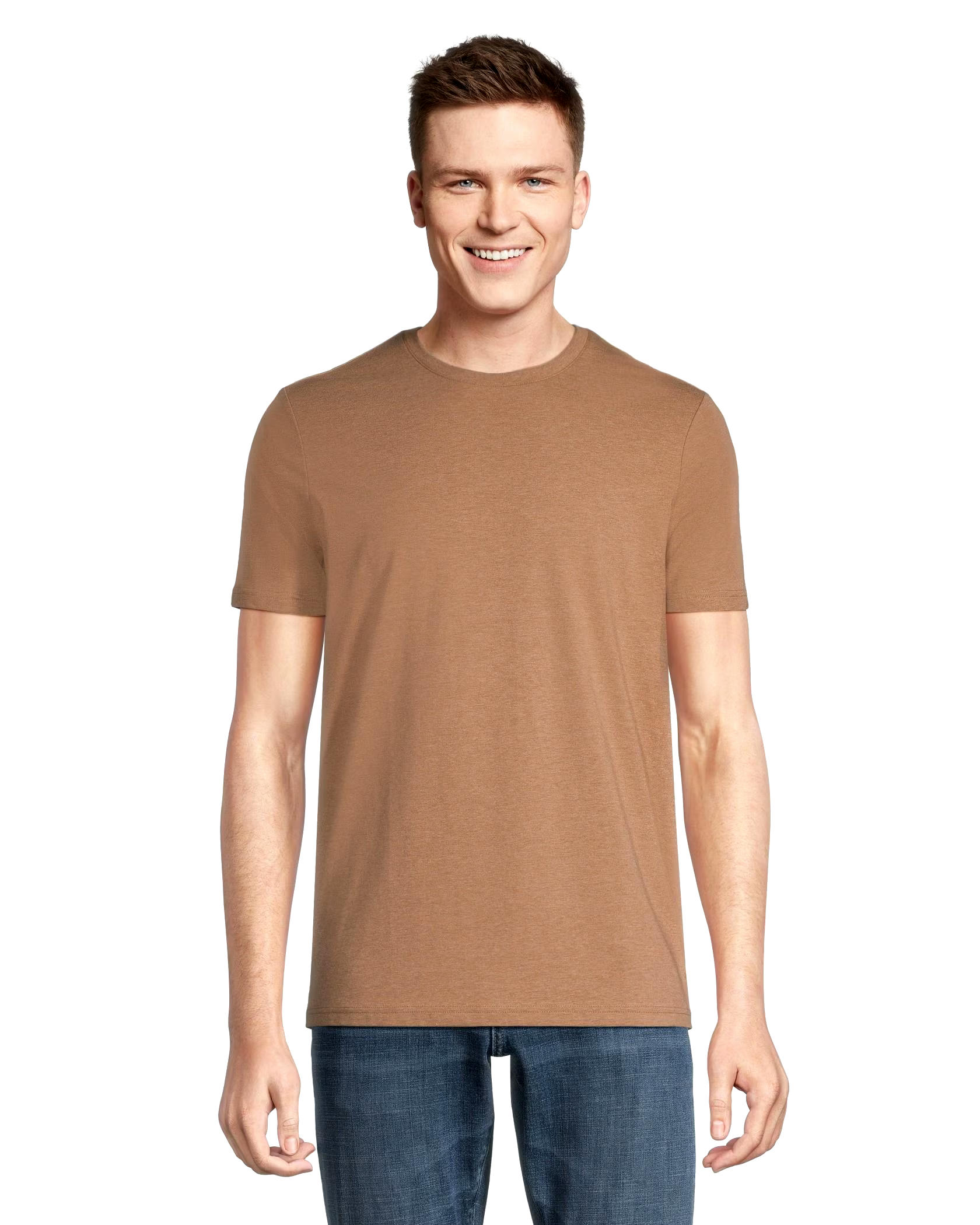 Denver Hayes Men's Stretch Modern Fit Crewneck T-Shirt