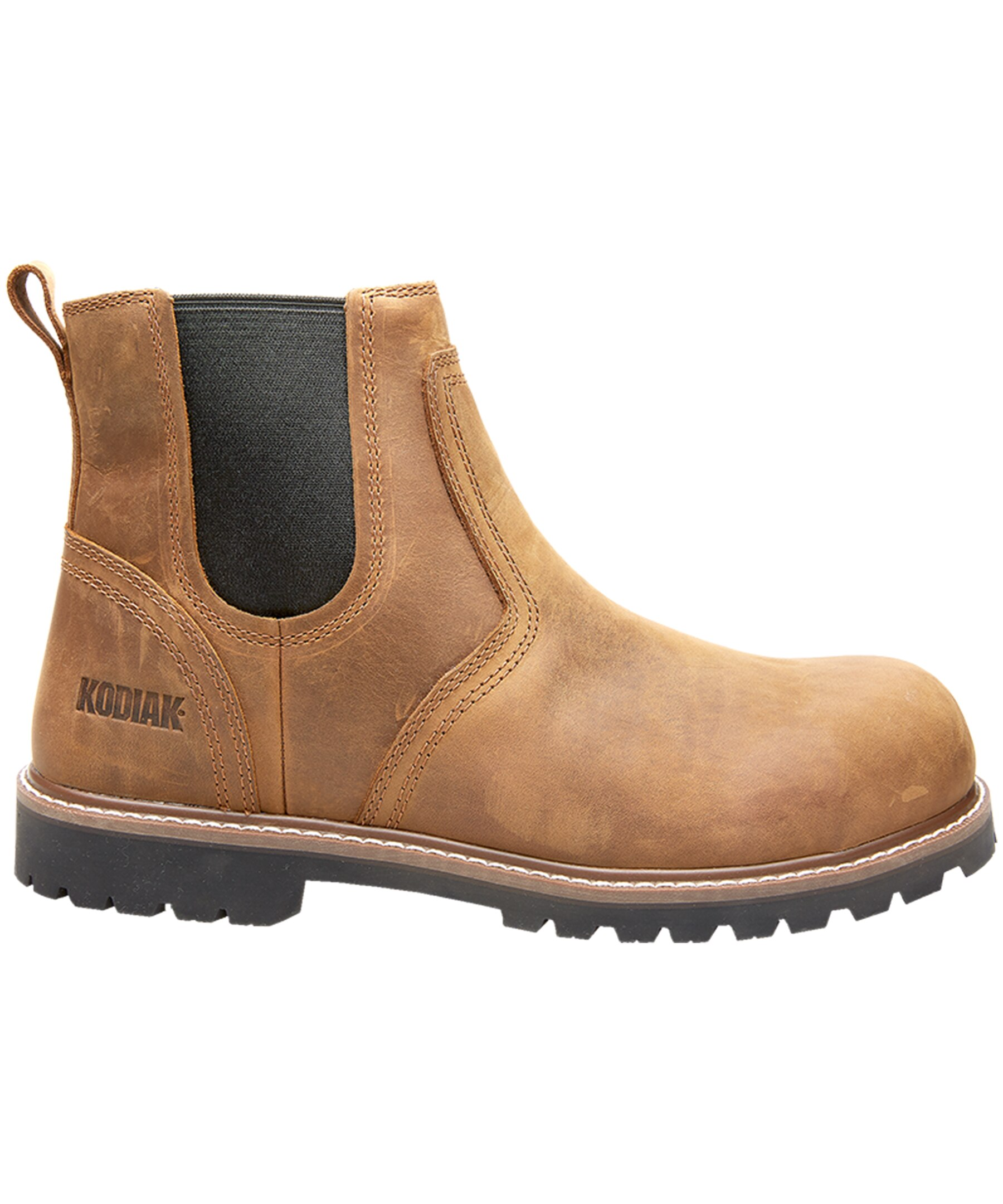 Kodiak Men's 6 Inch Composite Toe Composite Plate Mckinney Chelsea Work Boots