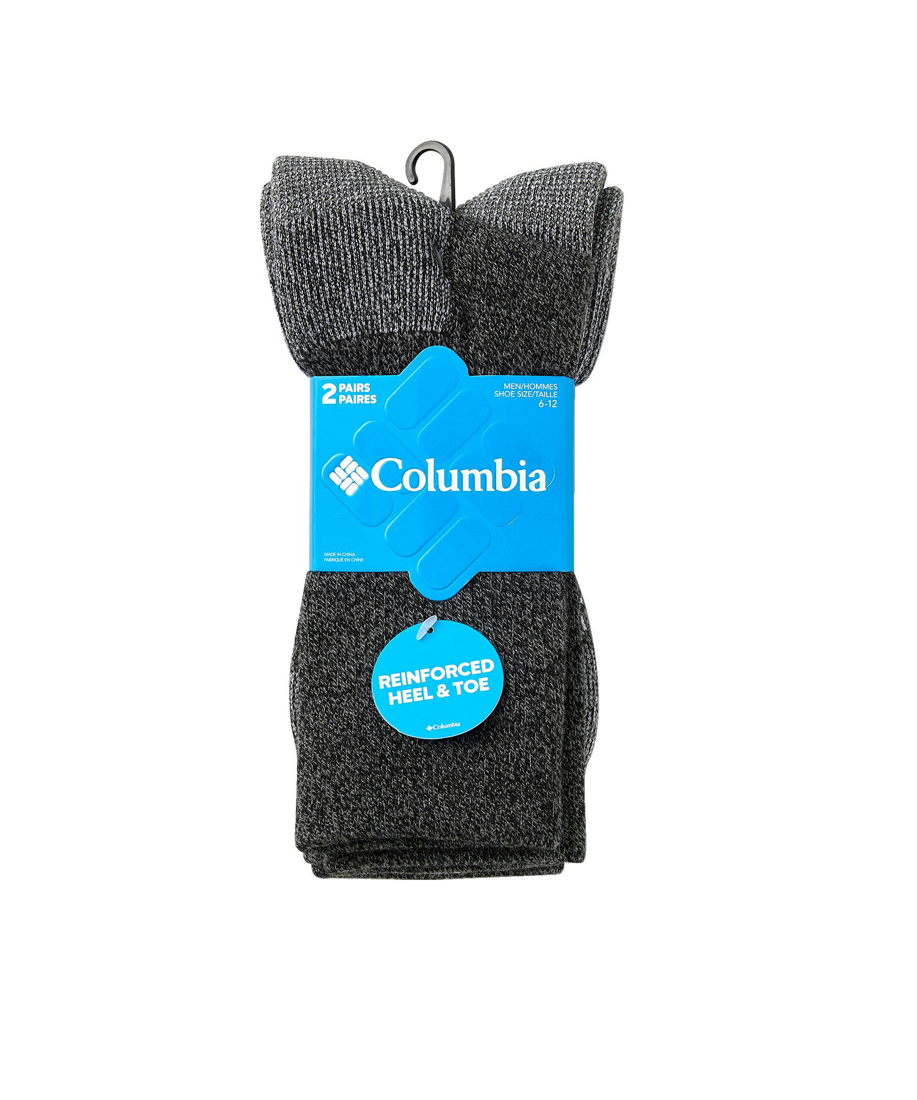 Columbia Men's 2-Pack Endurance Crew Socks
