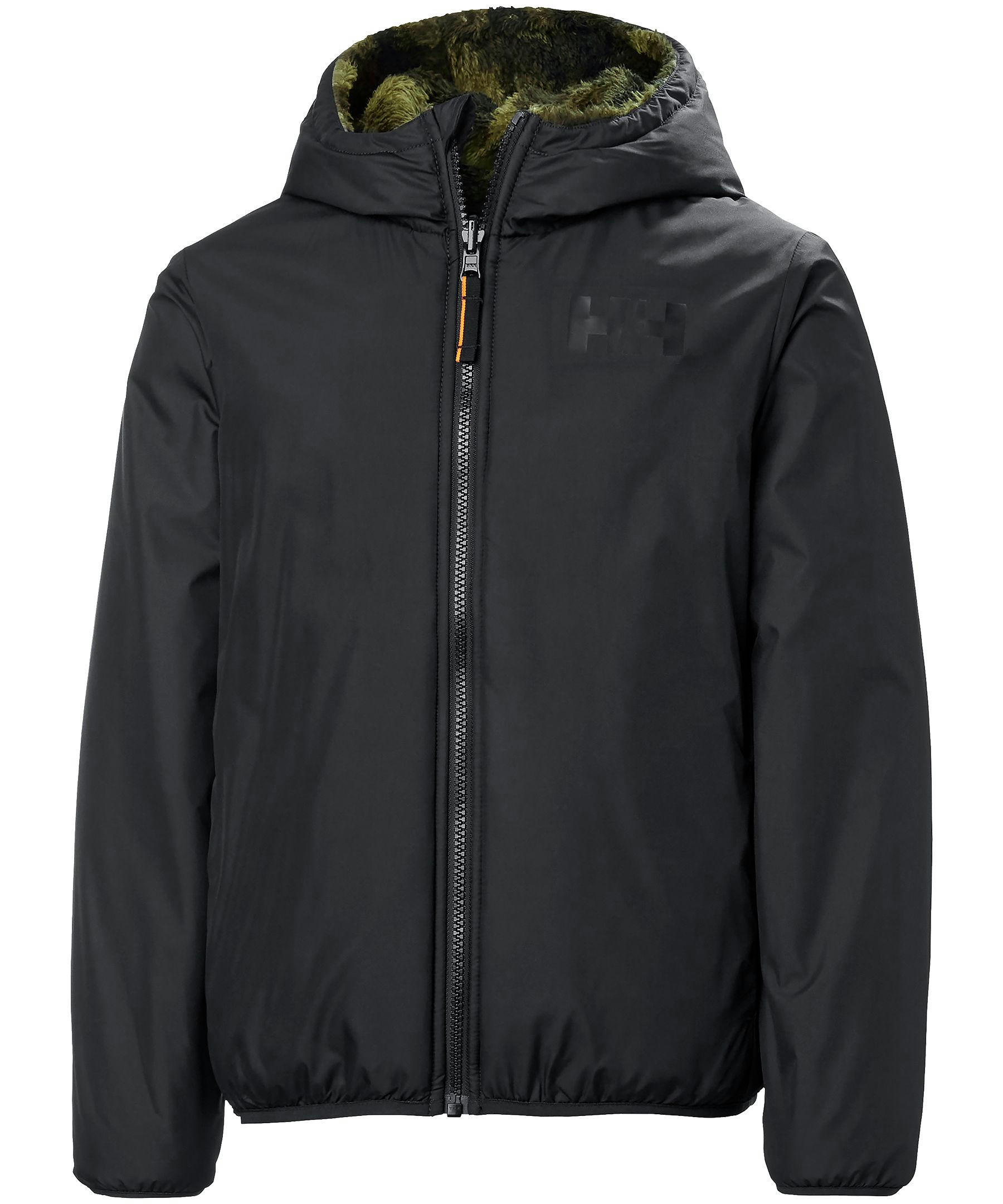 Helly Hansen Boys' Champ Reversible Winter Jacket, Kids', Ski, Fleece, Hooded, Packable