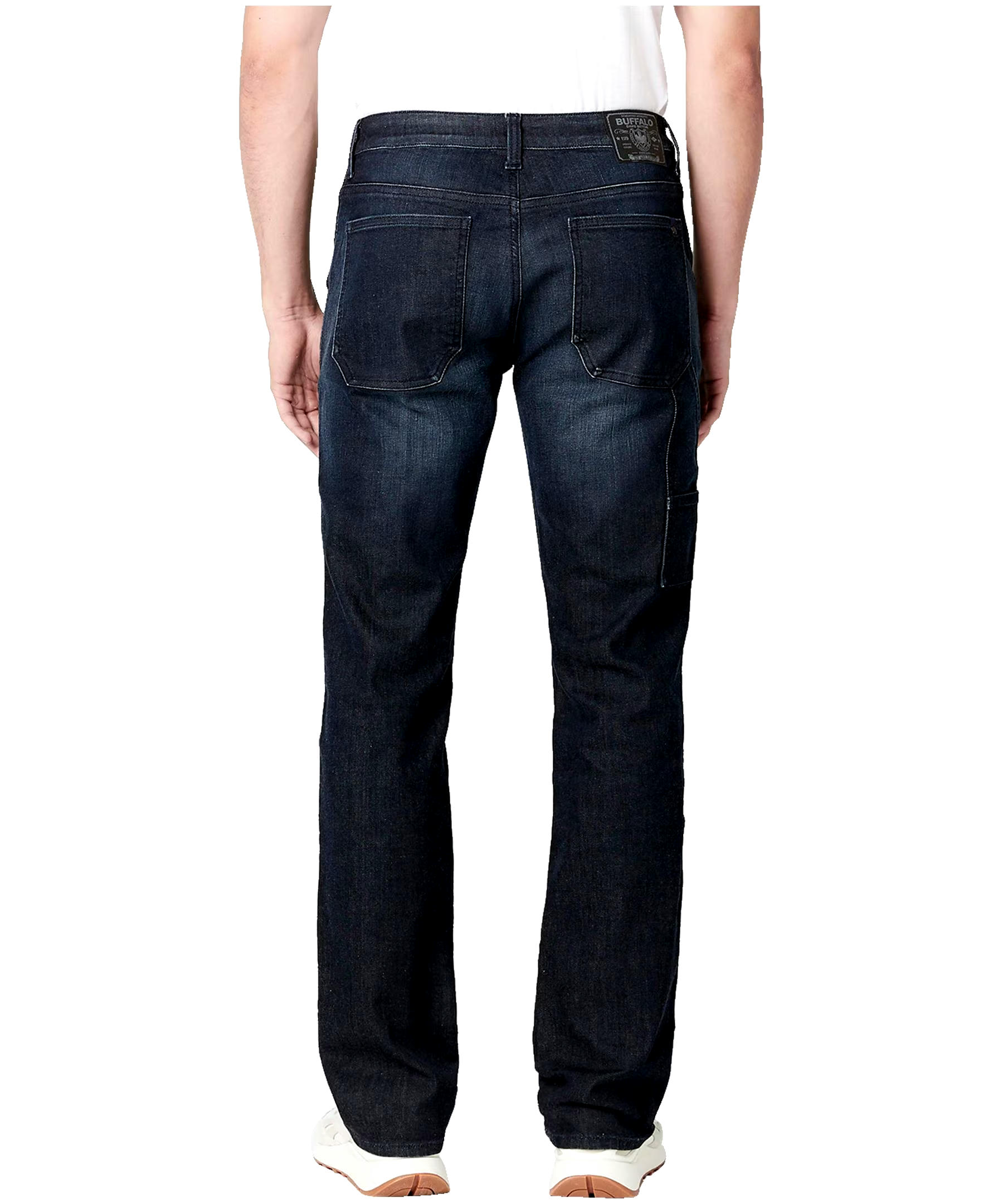 Buffalo Men's Driven Relaxed Straight Leg Stretch Denim Jeans