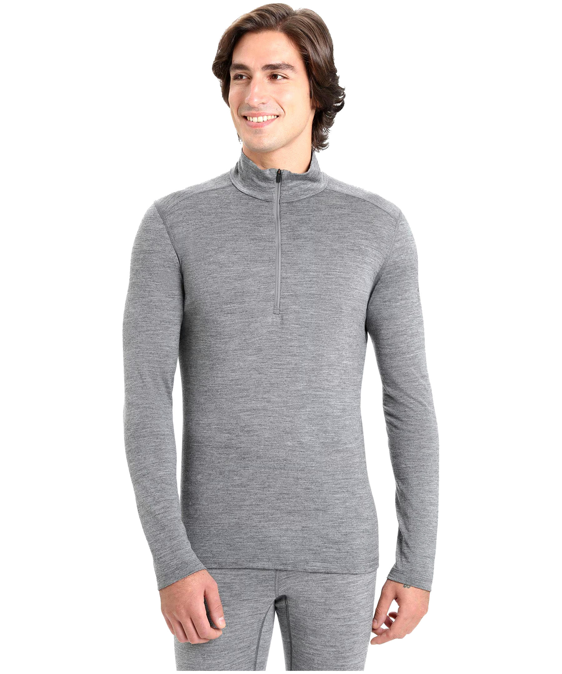 Icebreaker Men's 200 Oasis Long Sleeve Half Zip Base Layer Top