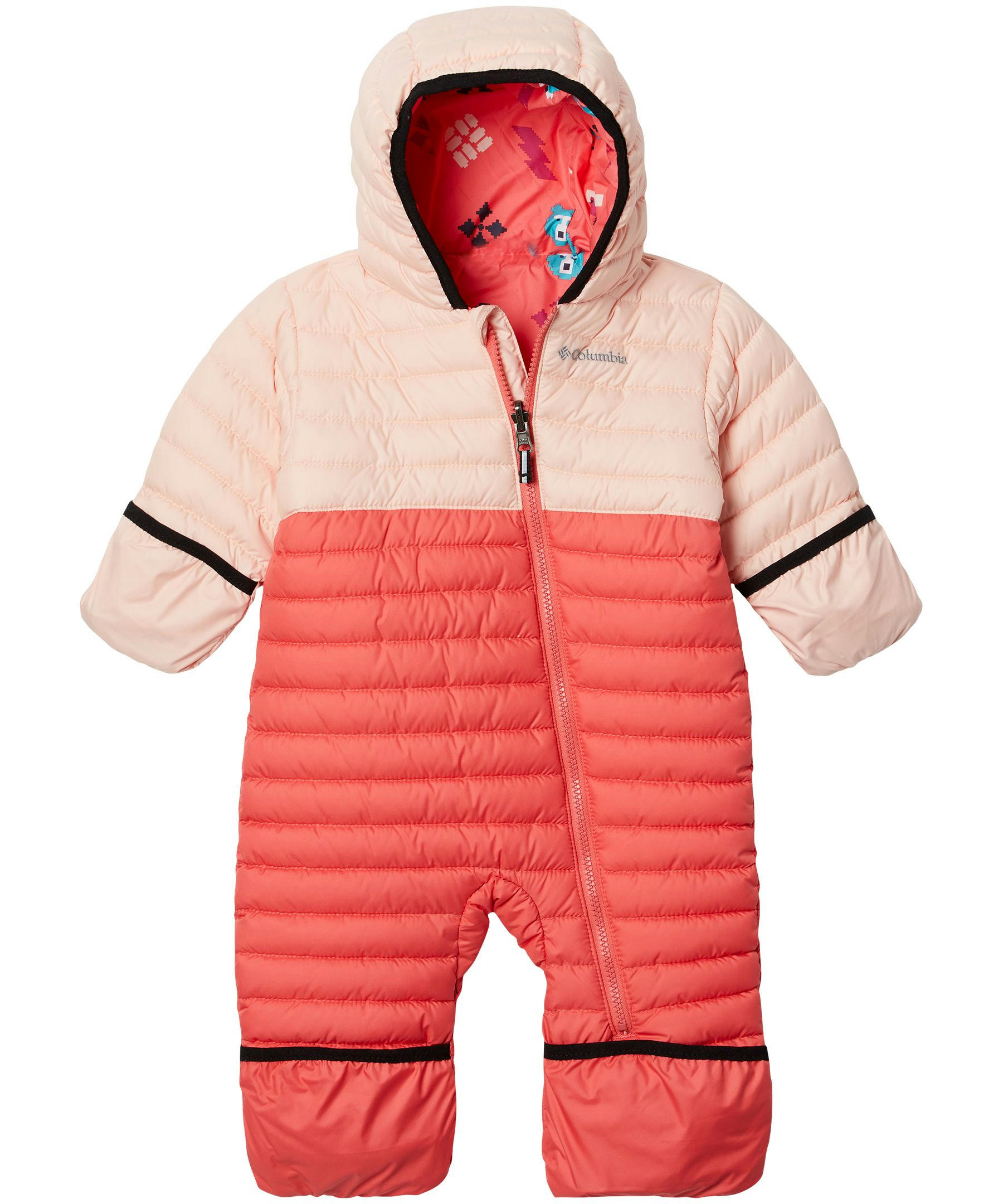Columbia Infant Girls' Powder Lite Reversible Bunting Suit