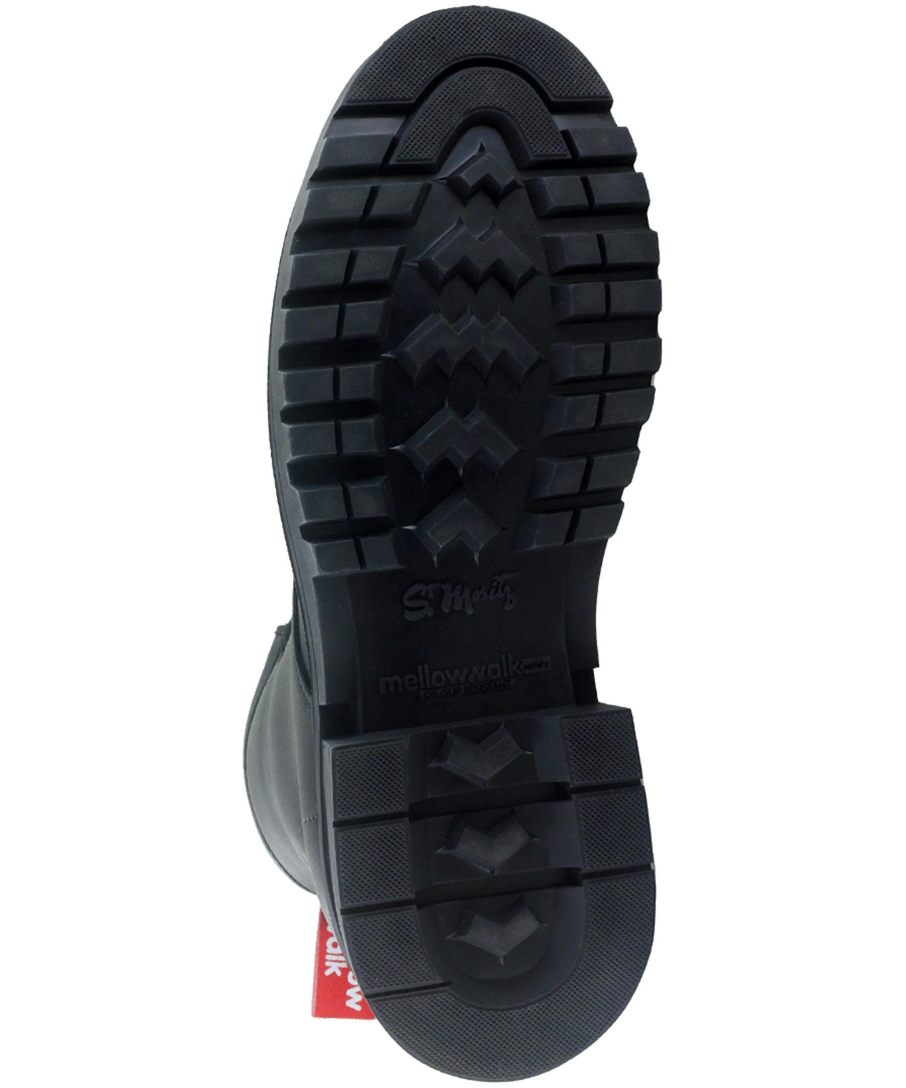 Mellow Walk Men's 6 Inch Hybrid Composite Toe Composite Plate Leather Lace Up Work Boot