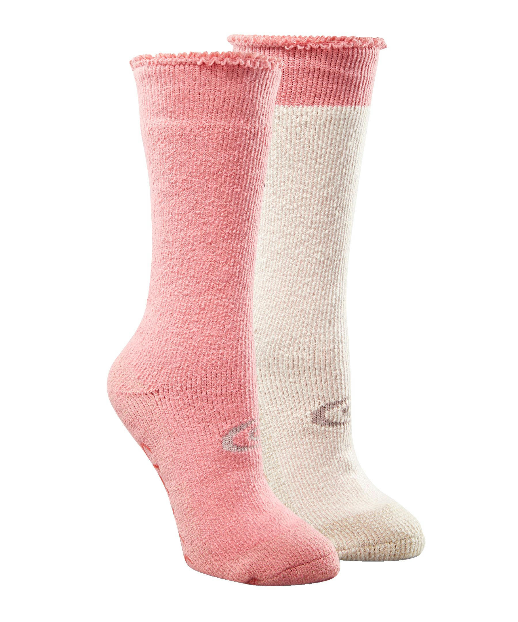 Copper Sole Women's 2 Pack T-Max Lounge Crew Socks Compression Over The Calf Socks