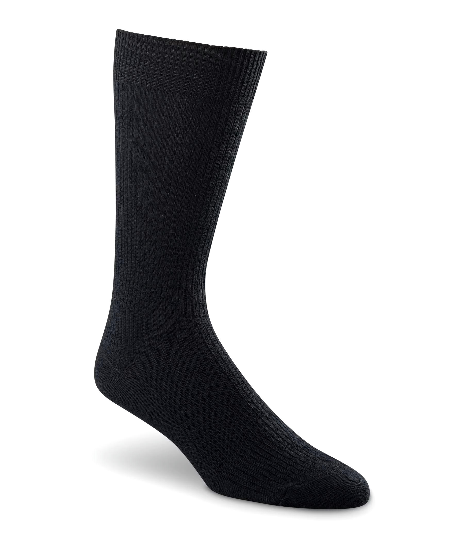 Denver Hayes Men's FRESHTECH® Casual Rib Crew Socks