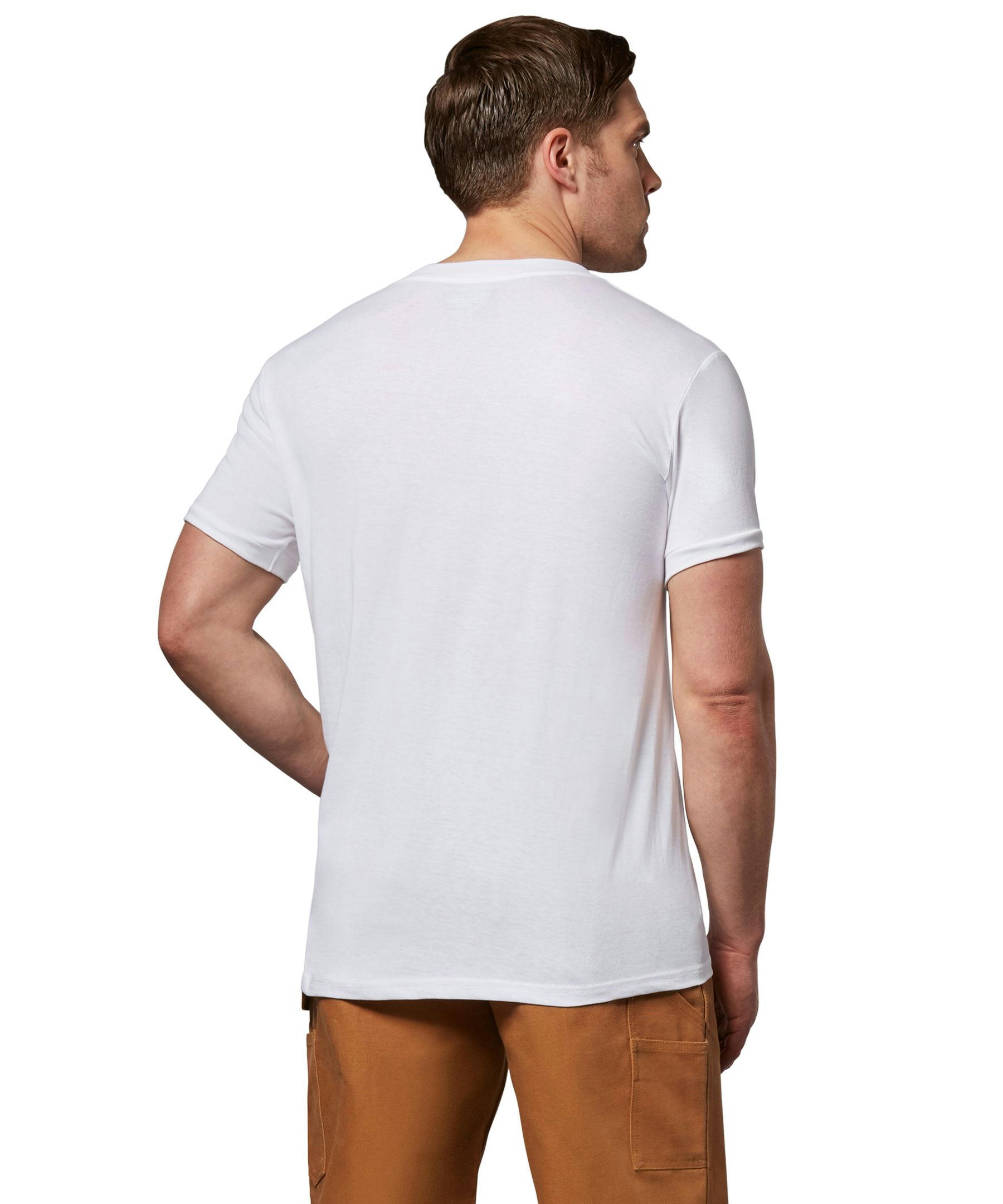 Aggressor Men's Crewneck Short Sleeve Work T-Shirt With FRESHTECH