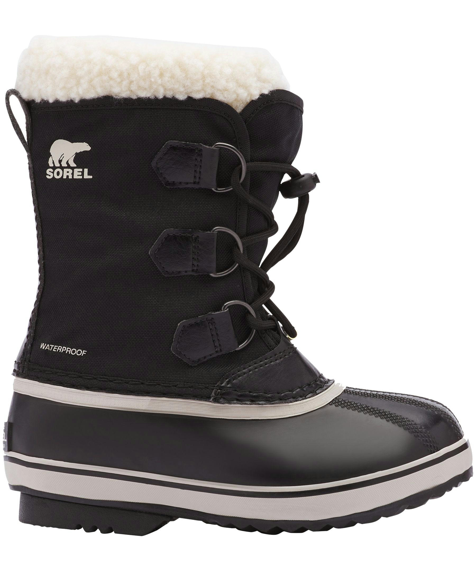 Sorel Kids' PS Yoot PAC Nylon Waterproof Insulated Fleece Winter Boots