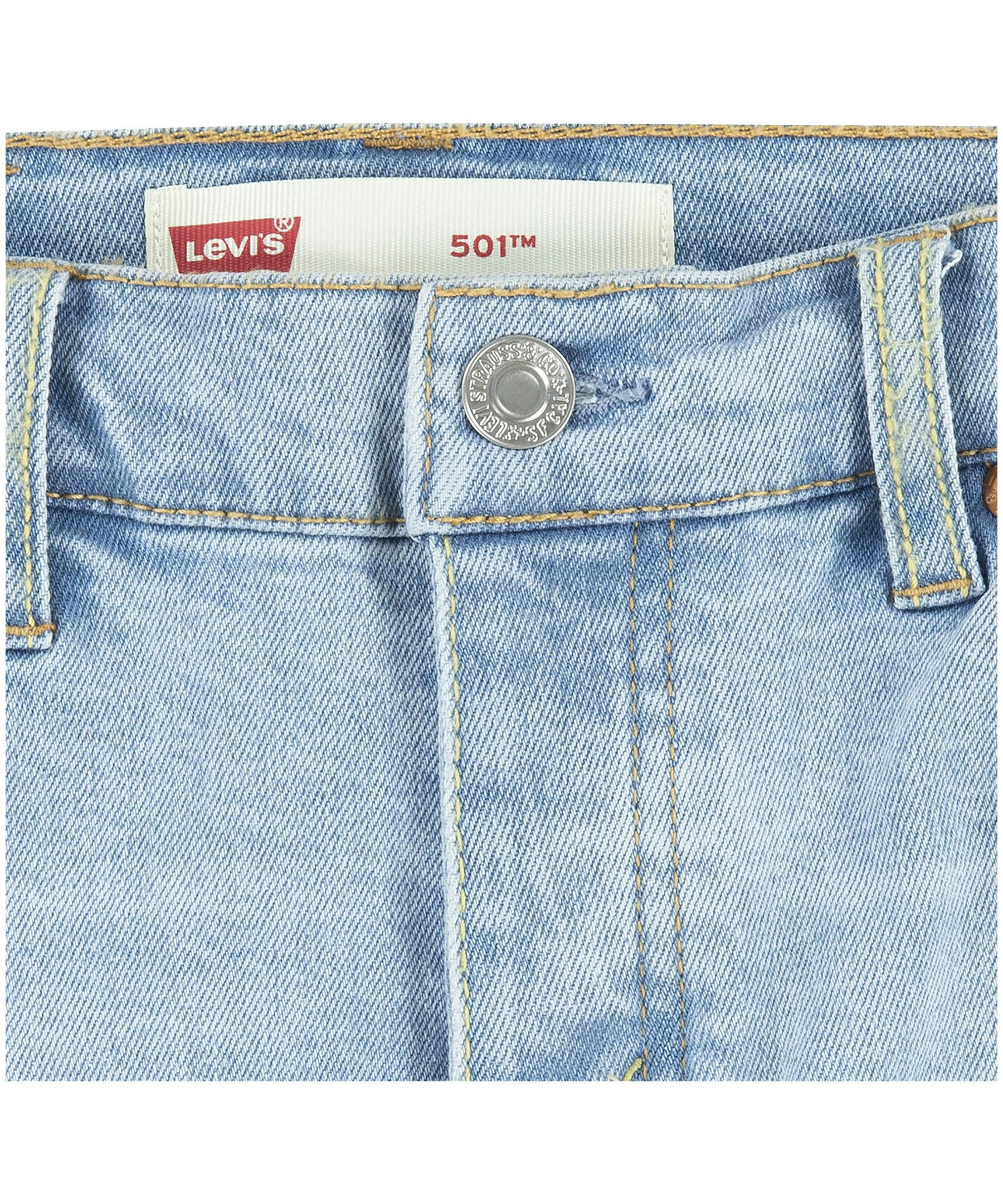 Youth Unisex 501 Mid Rise Denim Jean Shorts