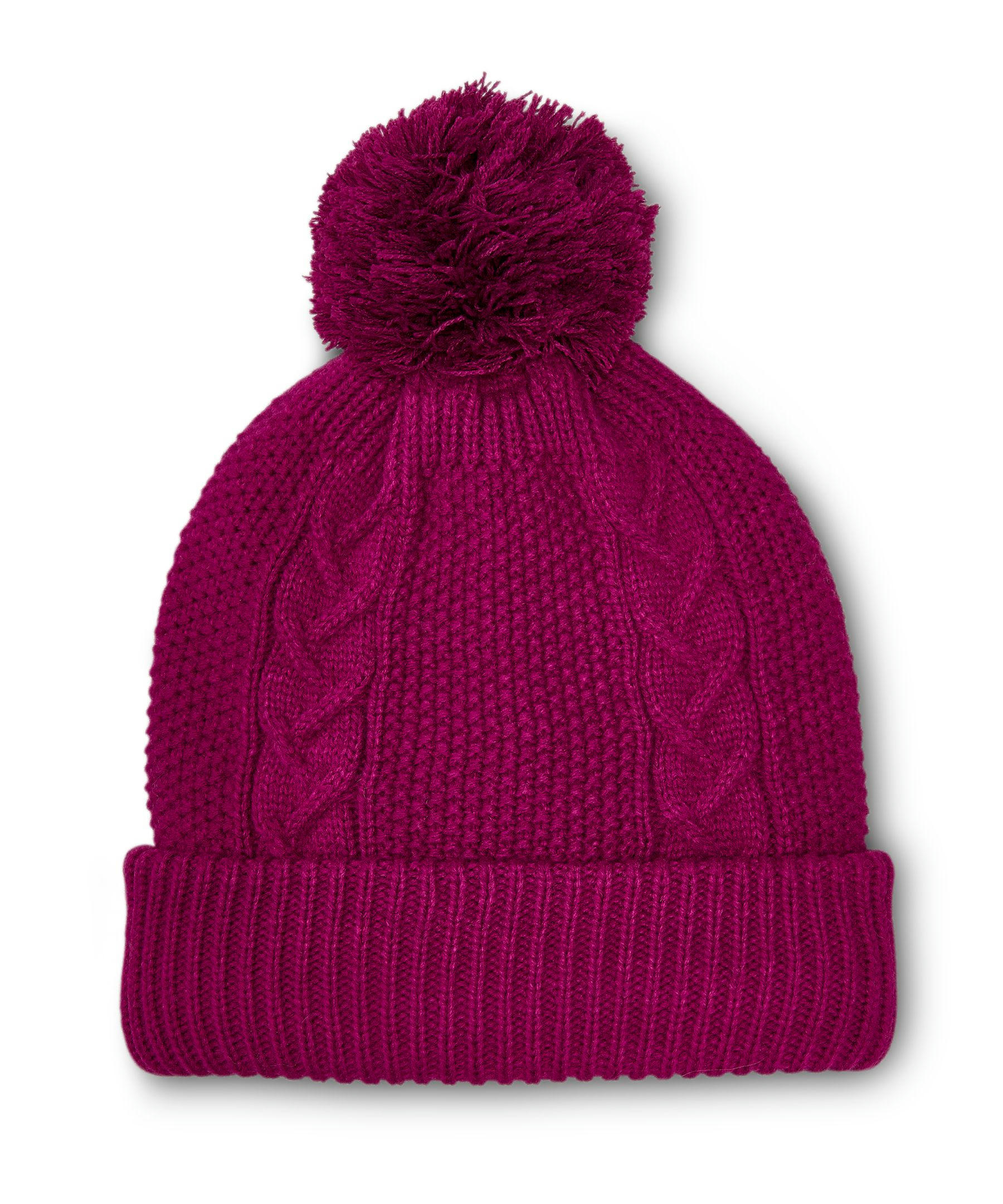 Denver Hayes Women's Cable Knit Pile Lined Cuffed Toque