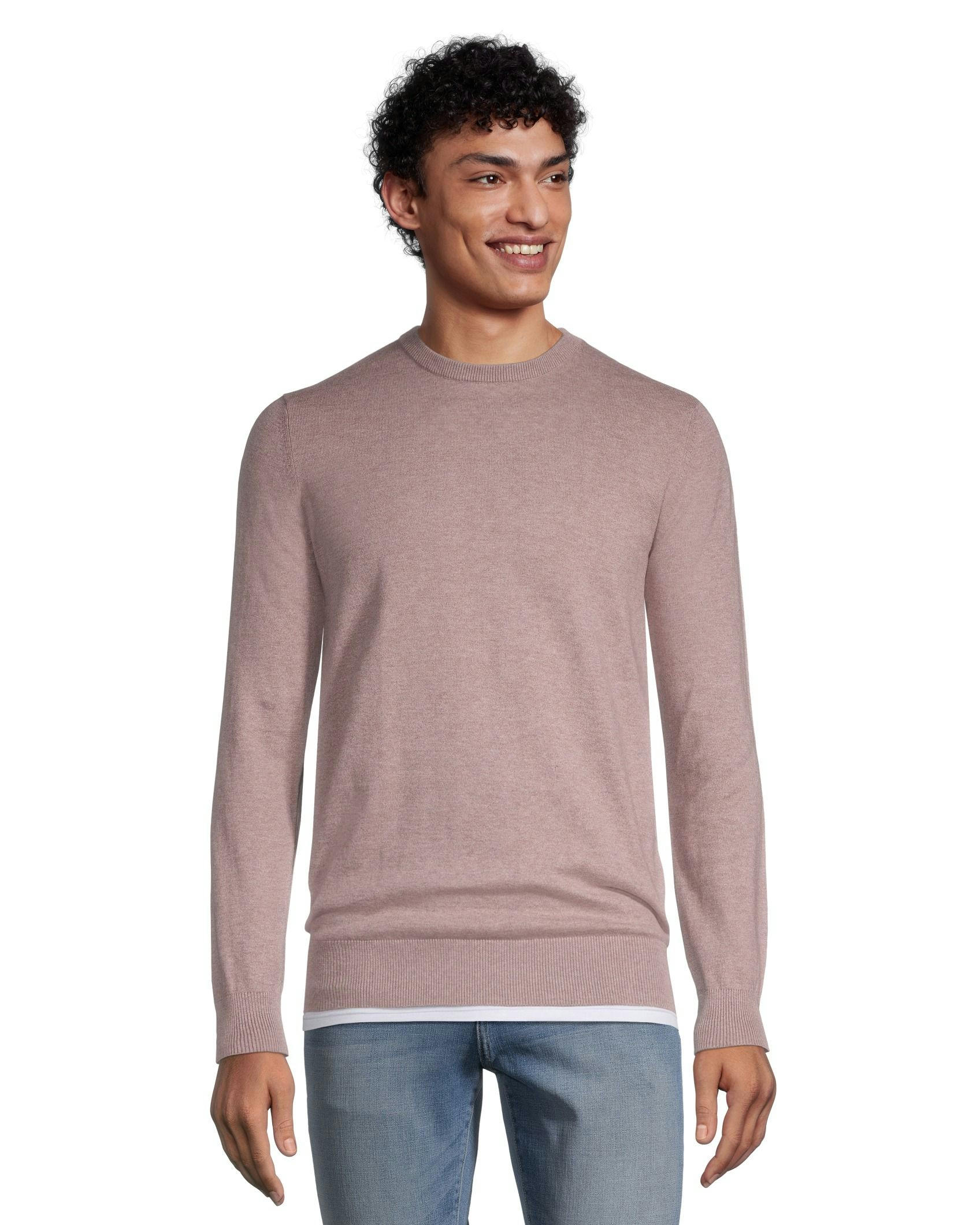 Denver Hayes Men's Soft Cotton Crewneck Sweater