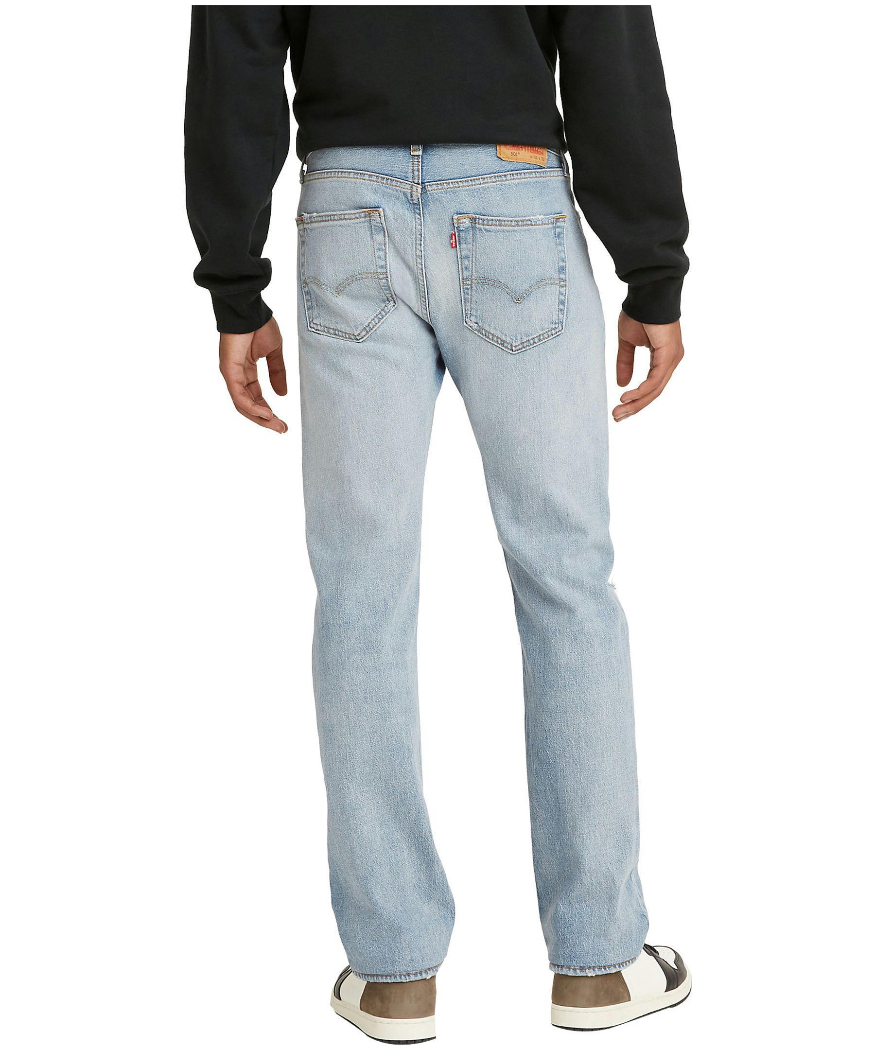 Levi's Men's 501 Original Mid Rise Straight Fit Jeans