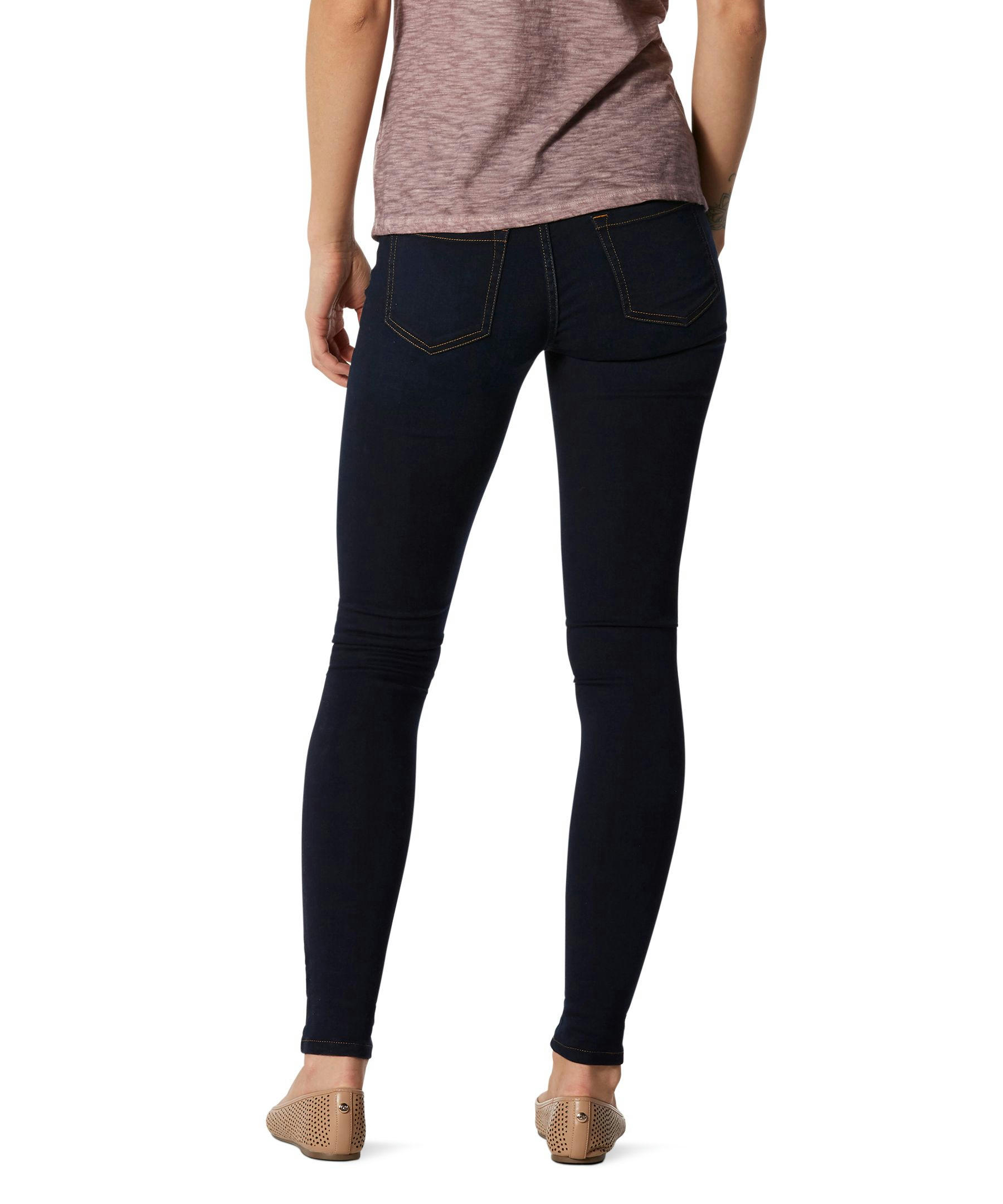 Denver Hayes Women's Mid Rise Skinny Pull On Jeggings
